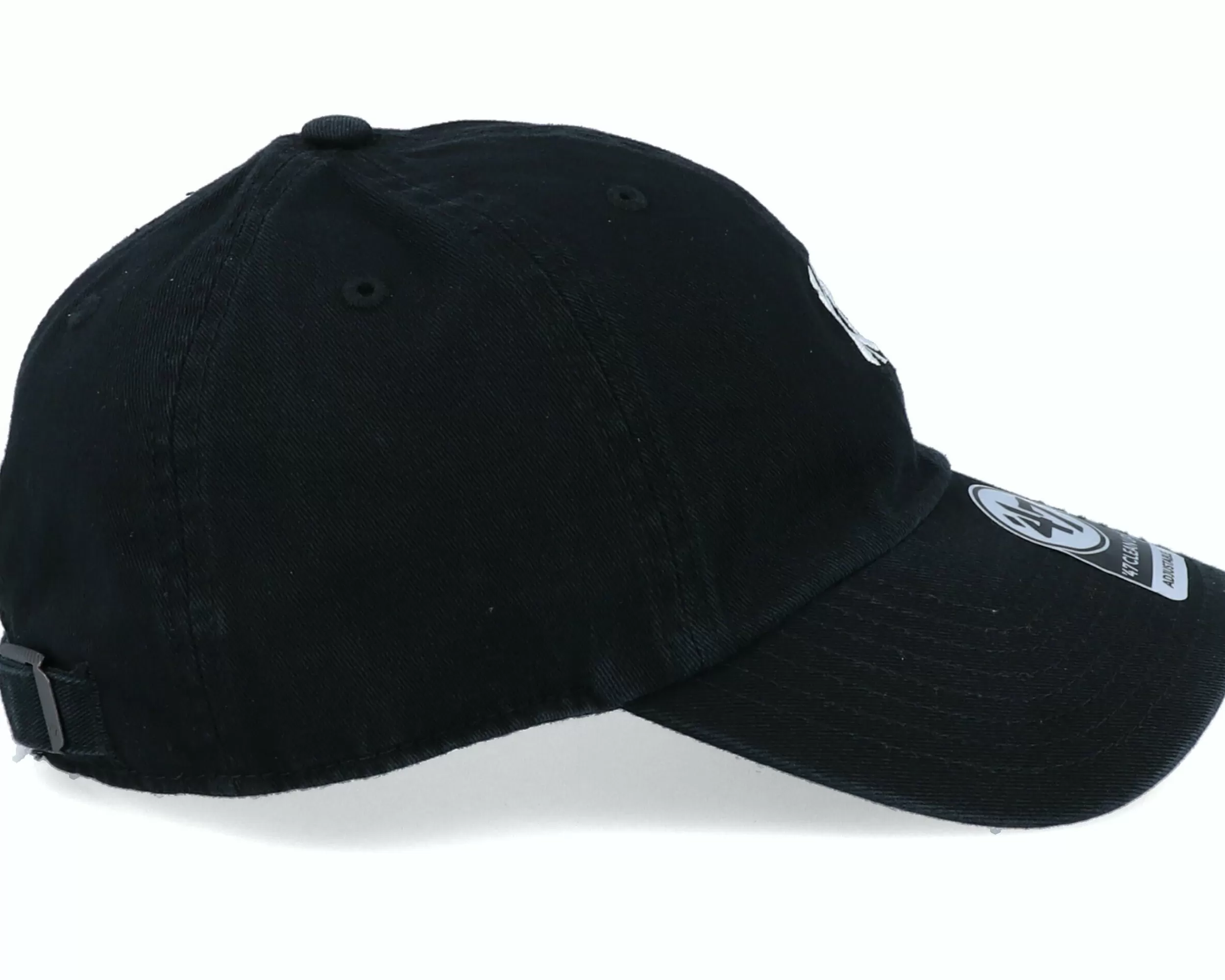 47 Brand New York Yankees Base Runner Clean Up Black/White Adjustable - -Unisex Dad Cap