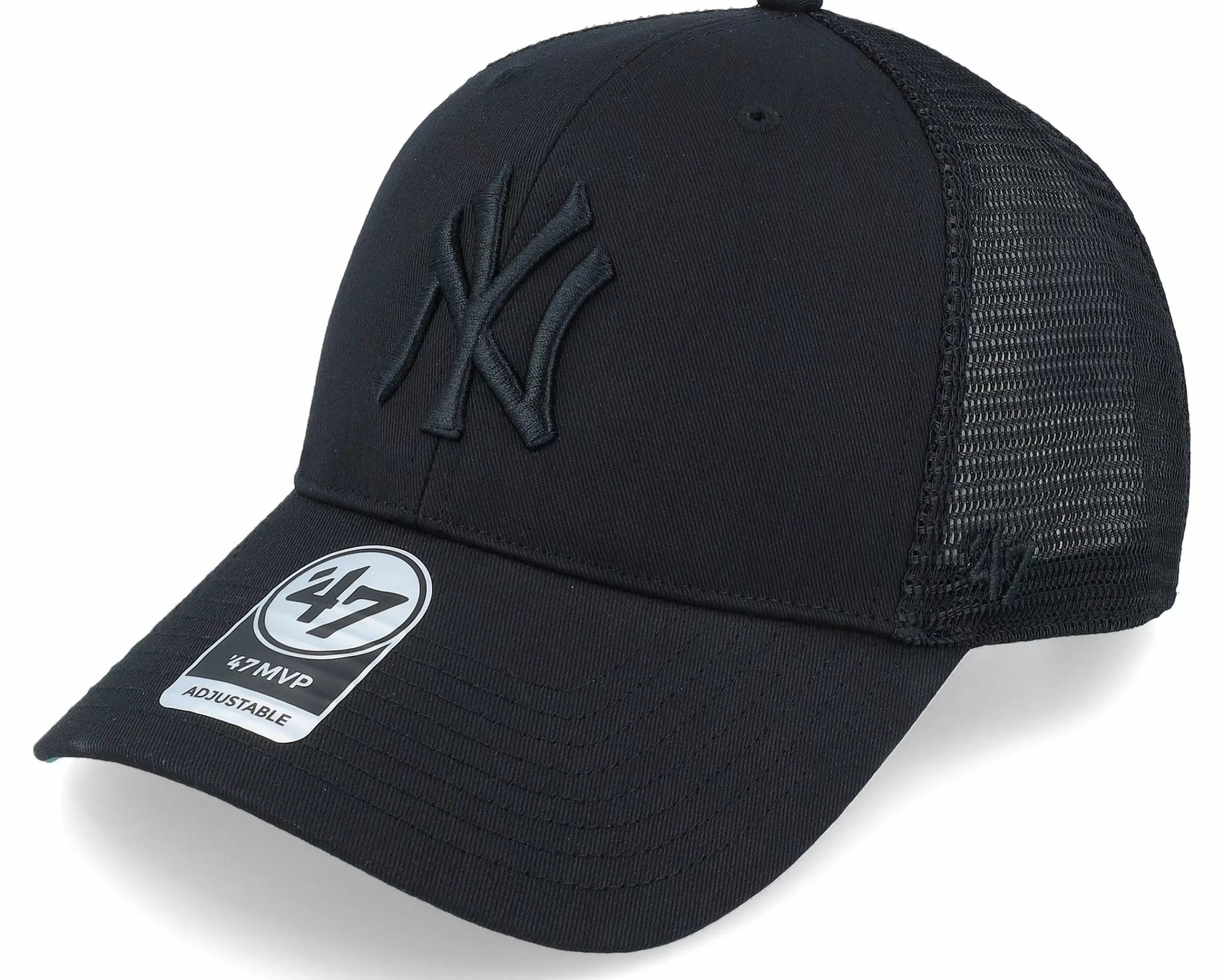 47 Brand New York Yankees Branson Black Trucker - -Unisex Trucker