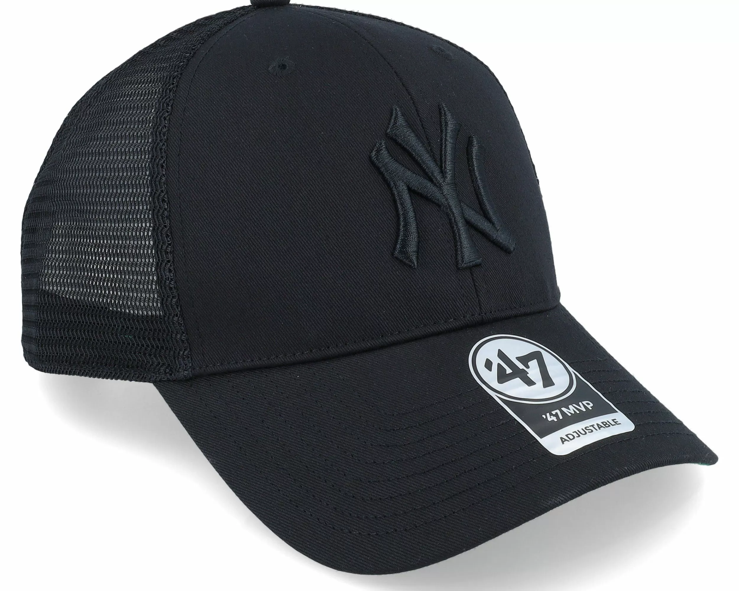 47 Brand New York Yankees Branson Black Trucker - -Unisex Trucker