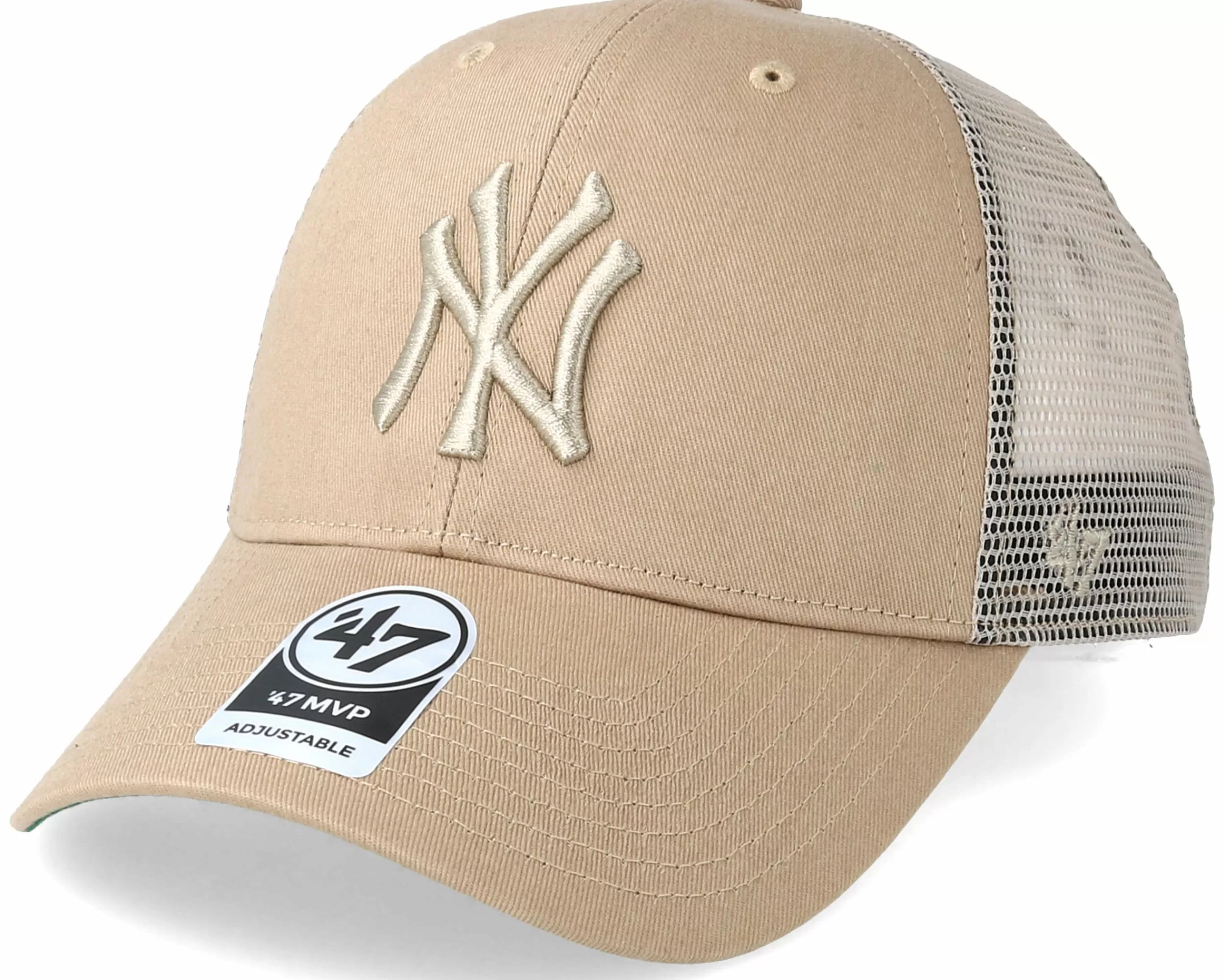 47 Brand New York Yankees Branson Khaki Trucker - -Unisex Trucker