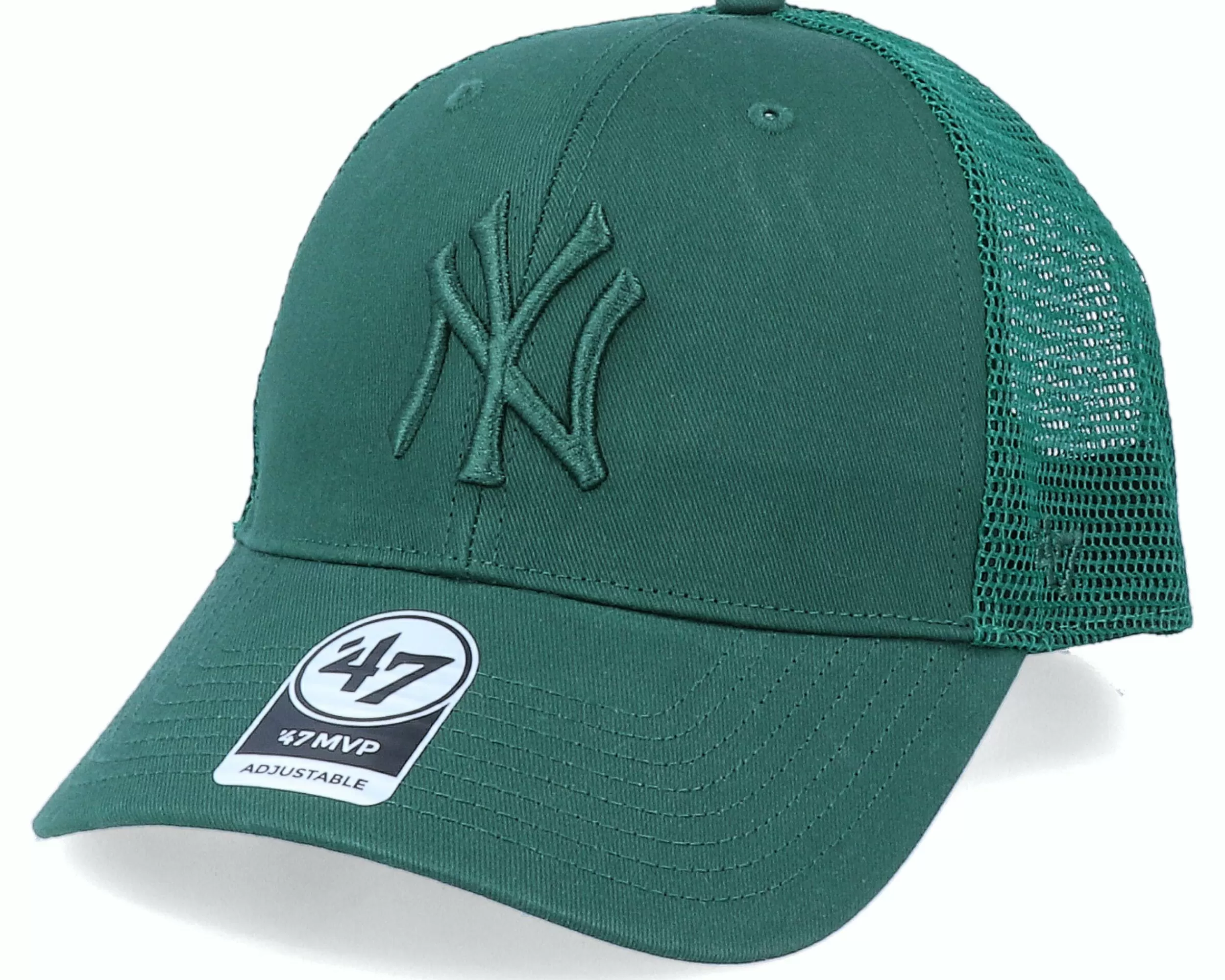 47 Brand New York Yankees Branson Mvp Dark Green Trucker - -Unisex Trucker