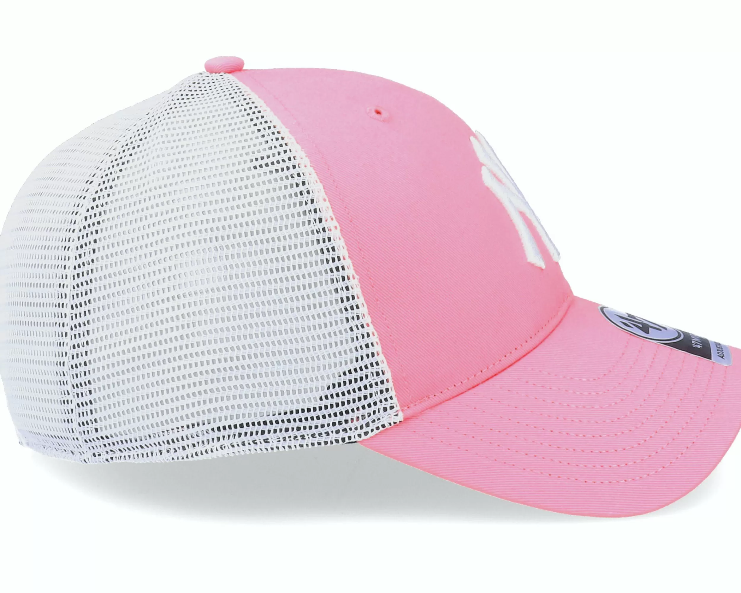 47 Brand New York Yankees Branson Mvp Rose Pink/White - -Unisex Trucker