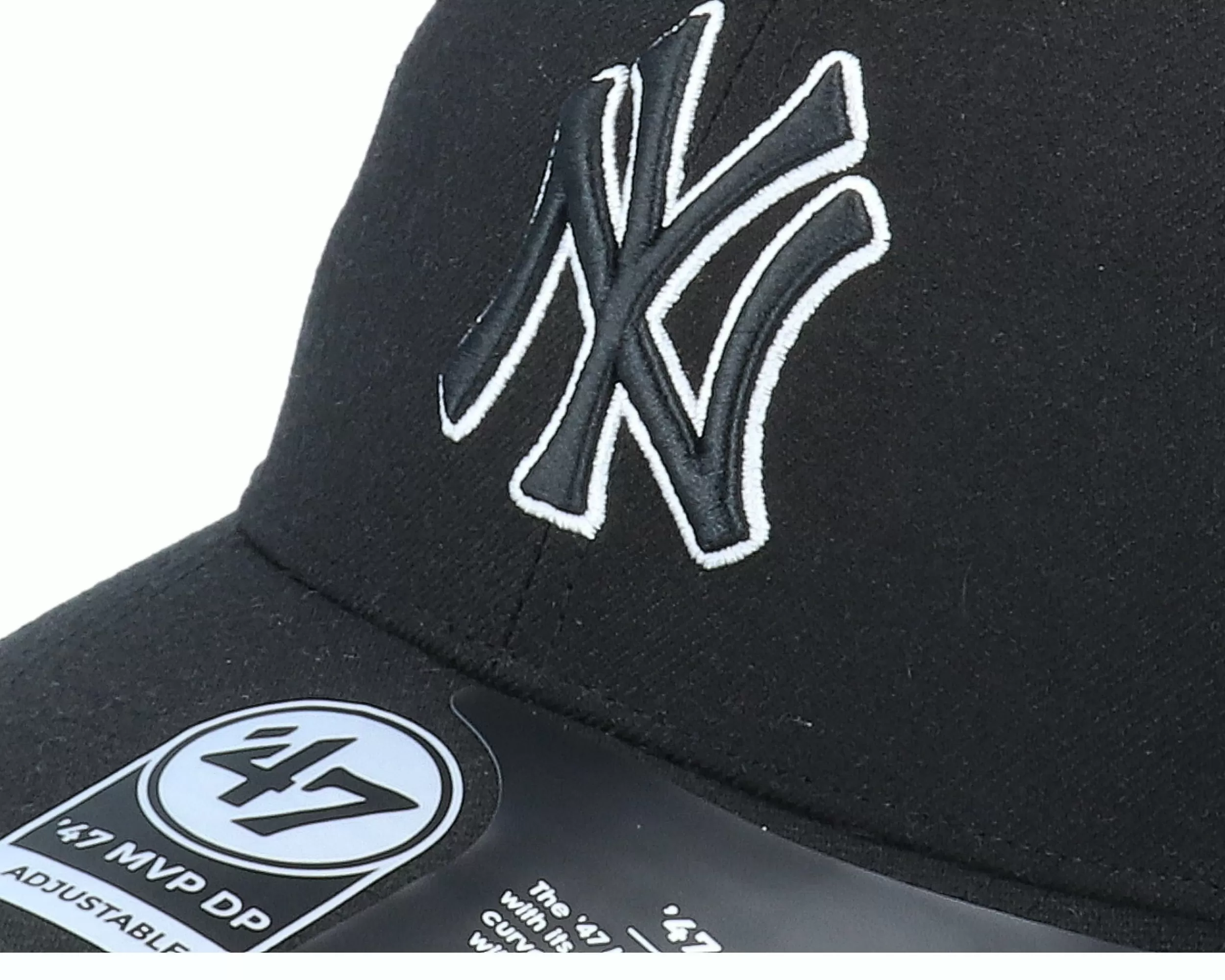 47 Brand New York Yankees Cold Zone Mvp Dp Black Adjustable - -Unisex Adjustable