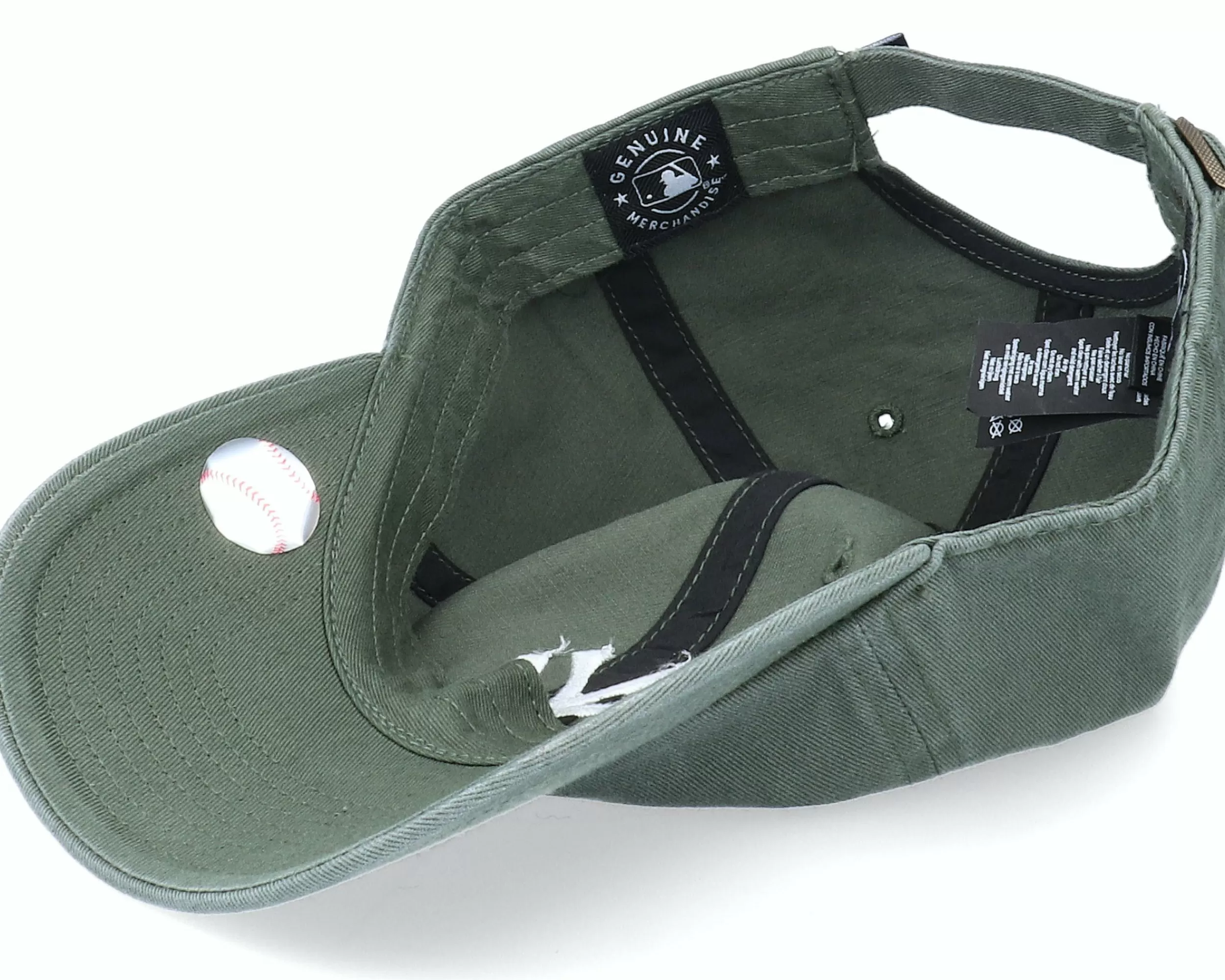 47 Brand New York Yankees Mlb Clean Up Moss Green Dad Cap - -Unisex Dad Cap