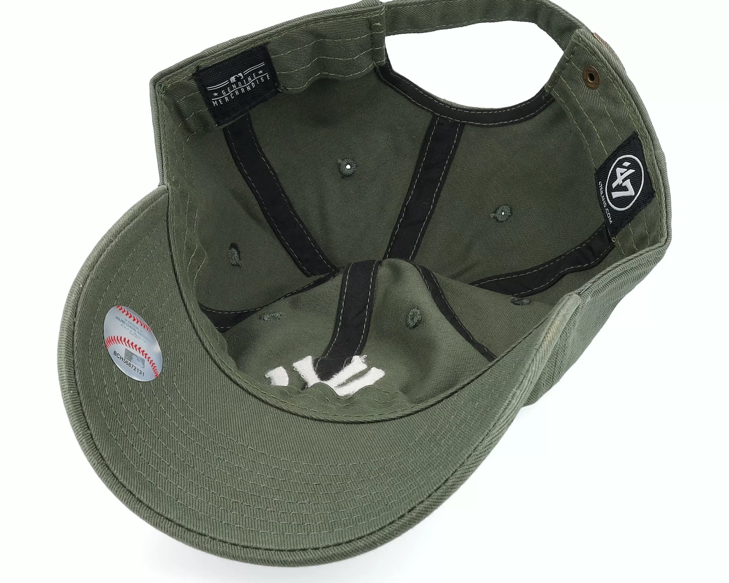 47 Brand New York Yankees Mlb Clean Up Moss Green Dad Cap - -Unisex Dad Cap