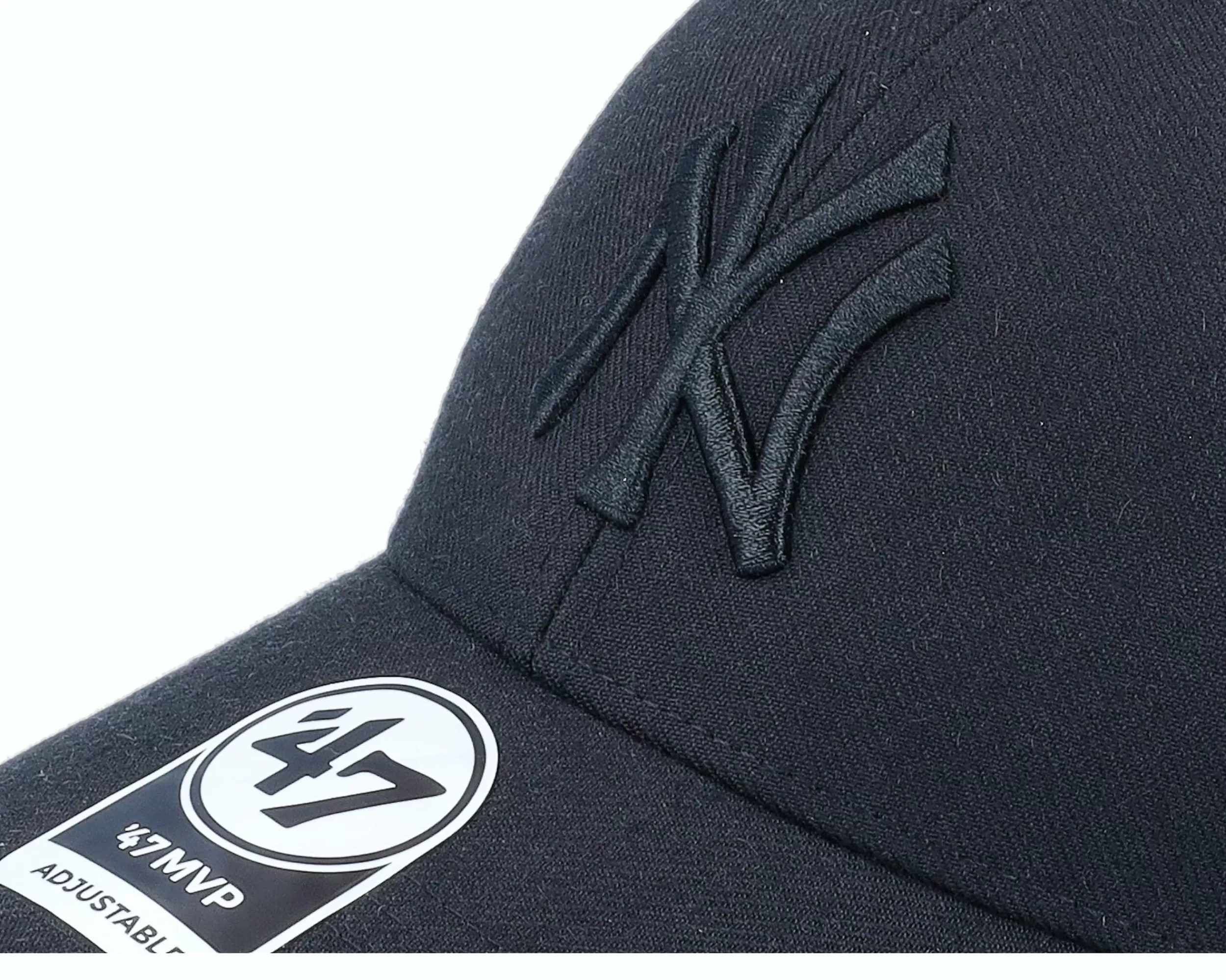 47 Brand New York Yankees Mlb Sure Shot Mvp Black Adjustable - -Unisex Adjustable