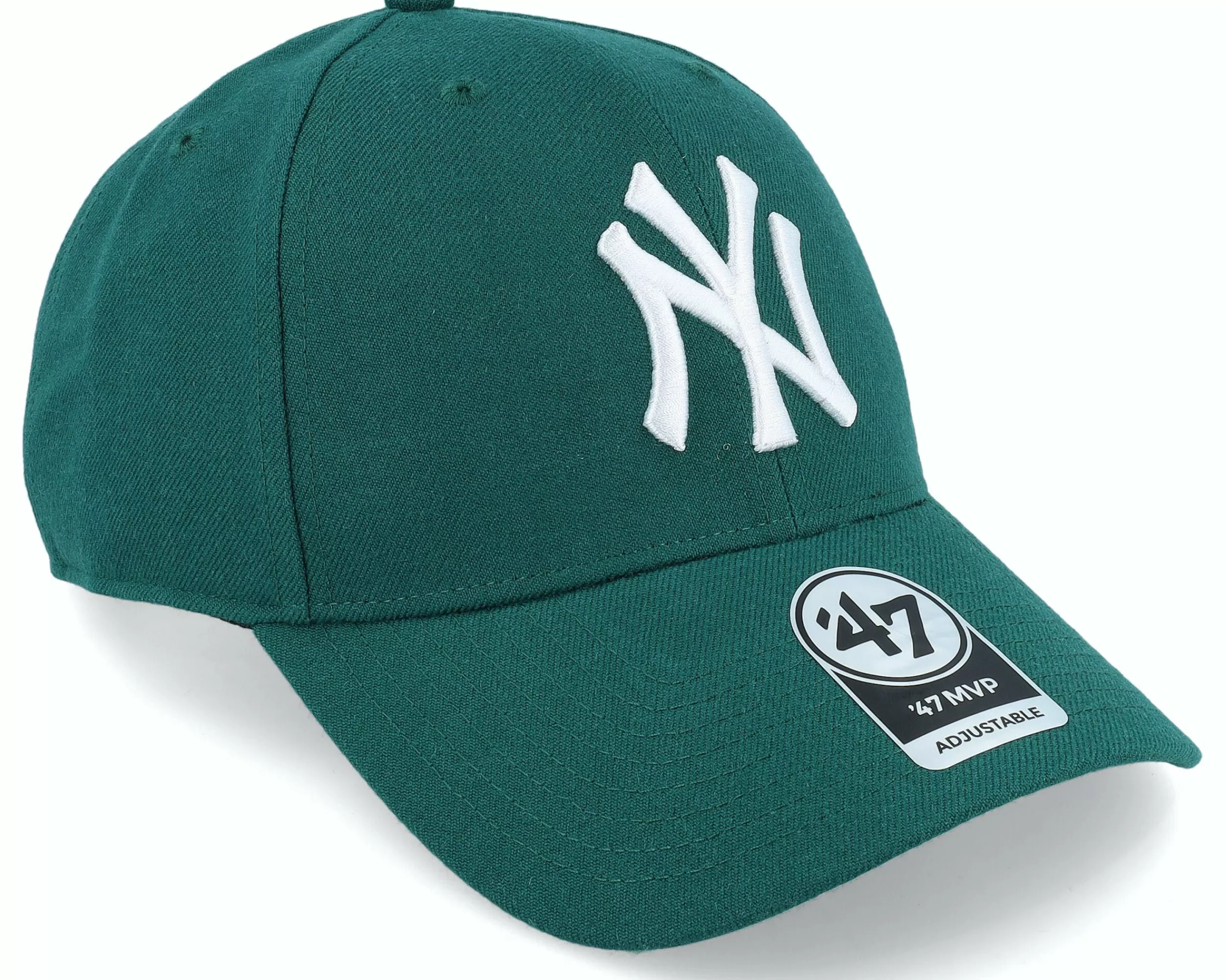 47 Brand New York Yankees Mvp Pacific Green/White Adjustable - -Unisex Adjustable