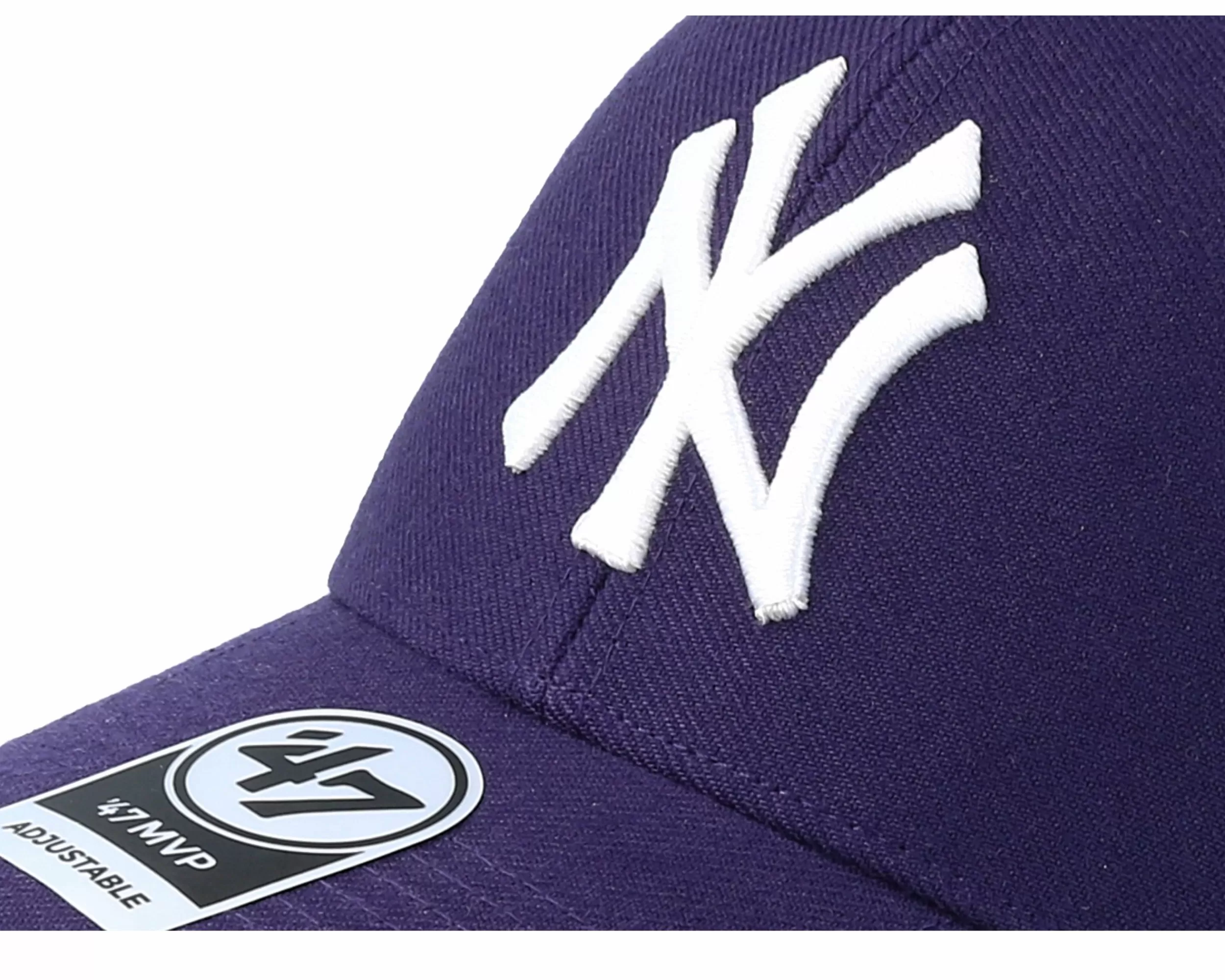 47 Brand New York Yankees Mvp Purple Adjustable - -Unisex Adjustable