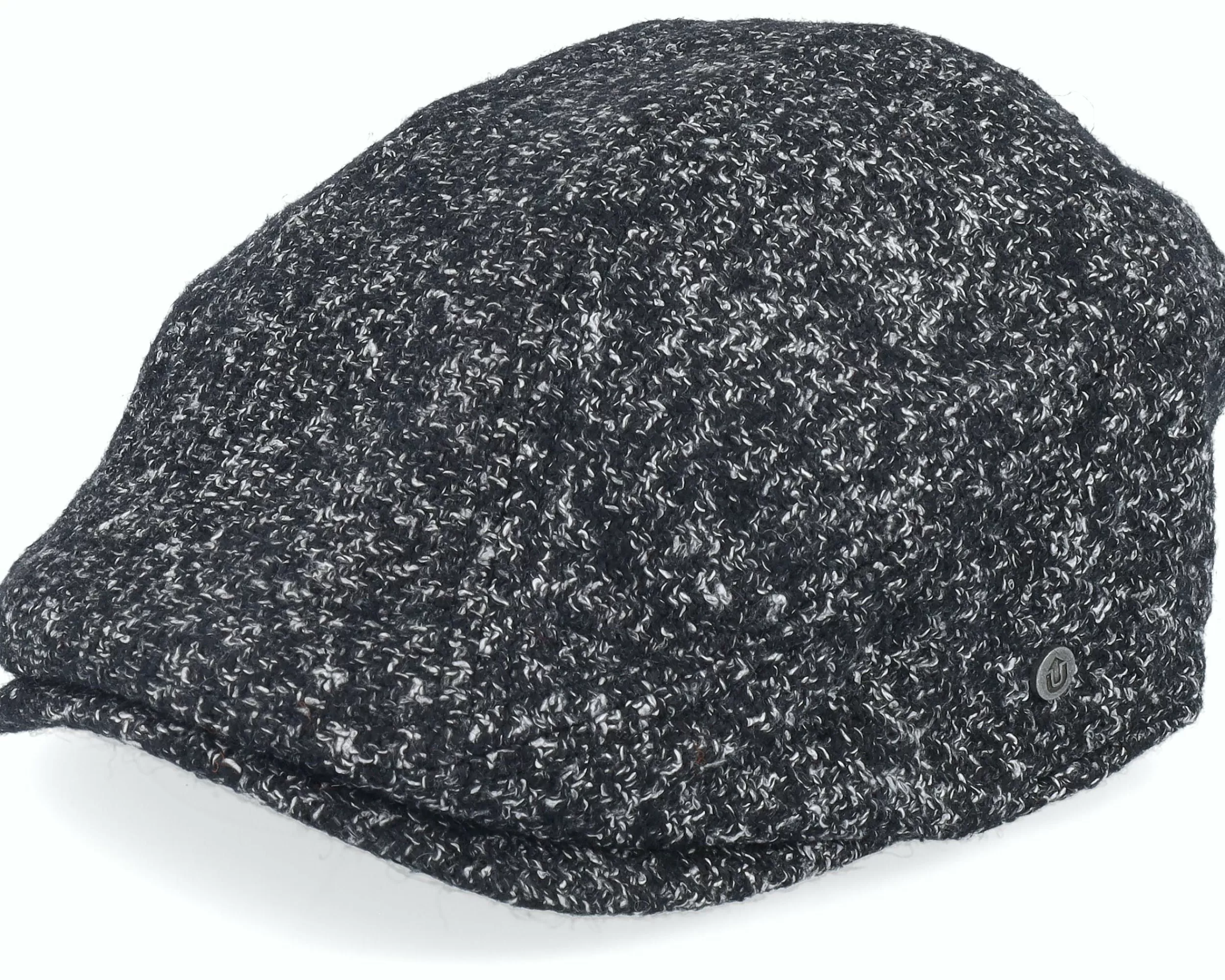 Upfront Newsboy Hat Black Beauty Flat Cap - -Unisex Flat Caps