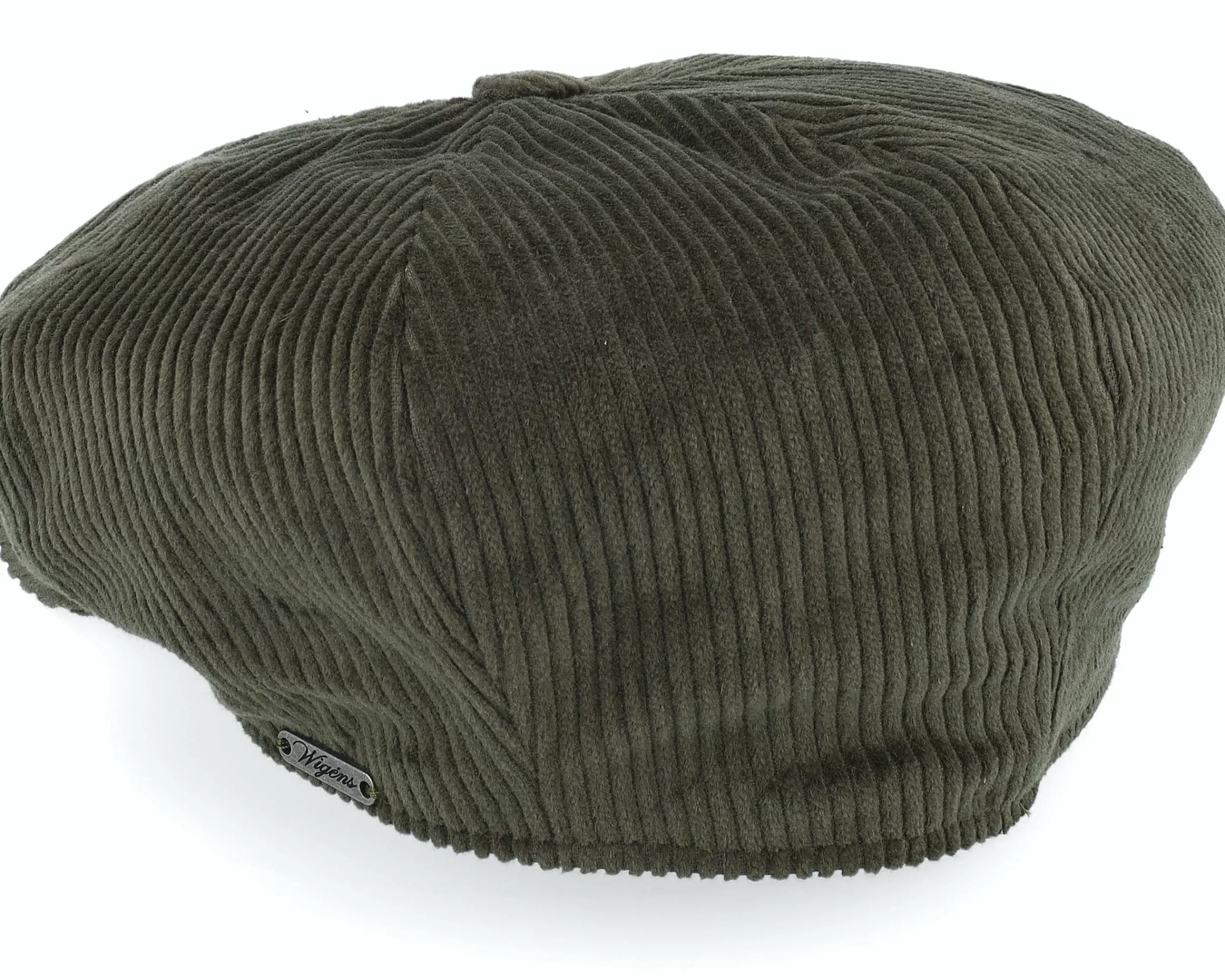 Wigéns Newsboy Retro Cap Olive Flat Cap - Wigens-Unisex Flat Caps