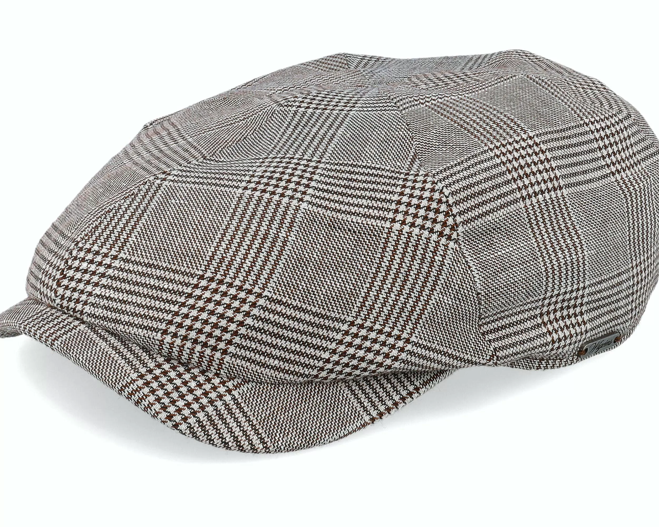 Wigéns Newsboy Slim Cap 800 Brown Flat Cap - Wigens-Unisex Flat Caps