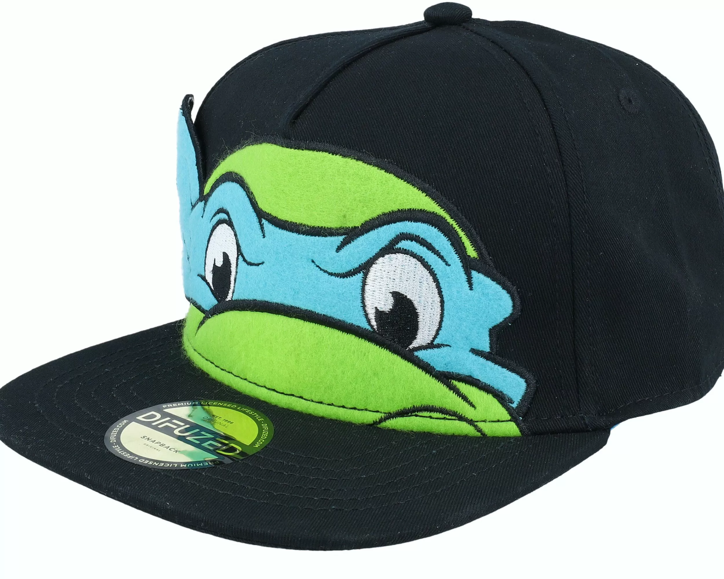 Difuzed Ninja Turtles Leonardo Novelty Cap Black/Blue Snapback - -Unisex Snapback