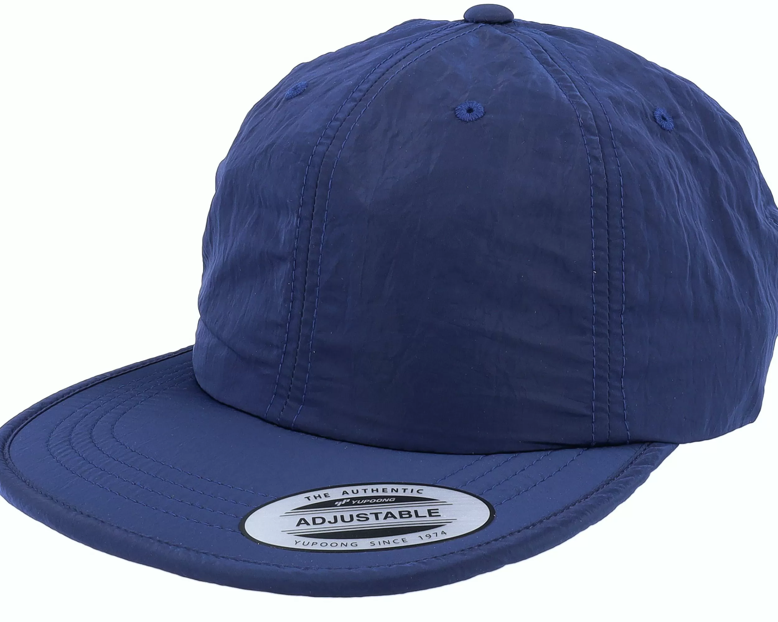 Yupoong Nylon Cap Navy Fitted - -Unisex Fitted