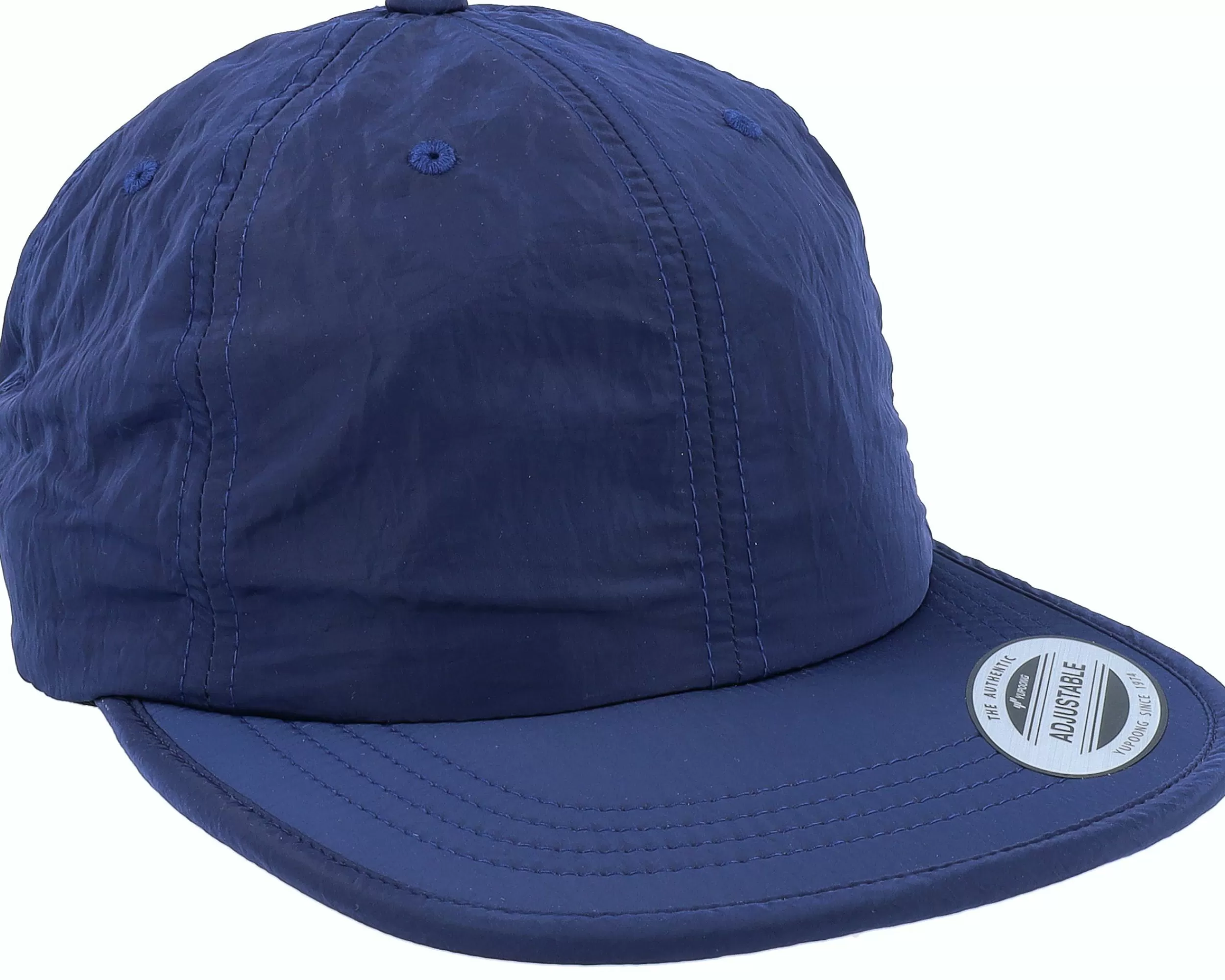 Yupoong Nylon Cap Navy Fitted - -Unisex Fitted