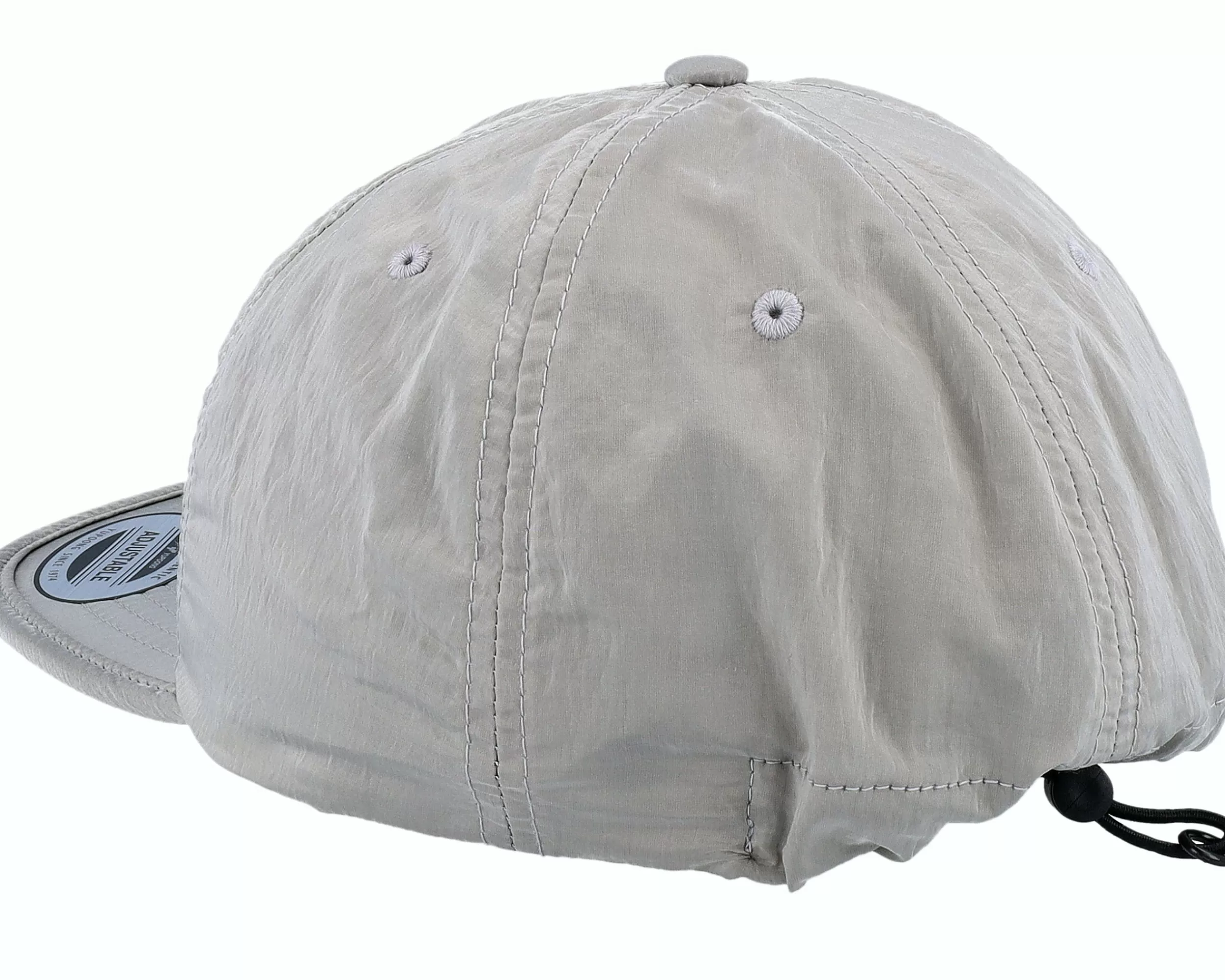 Yupoong Nylon Cap Silver Fitted - -Unisex Fitted