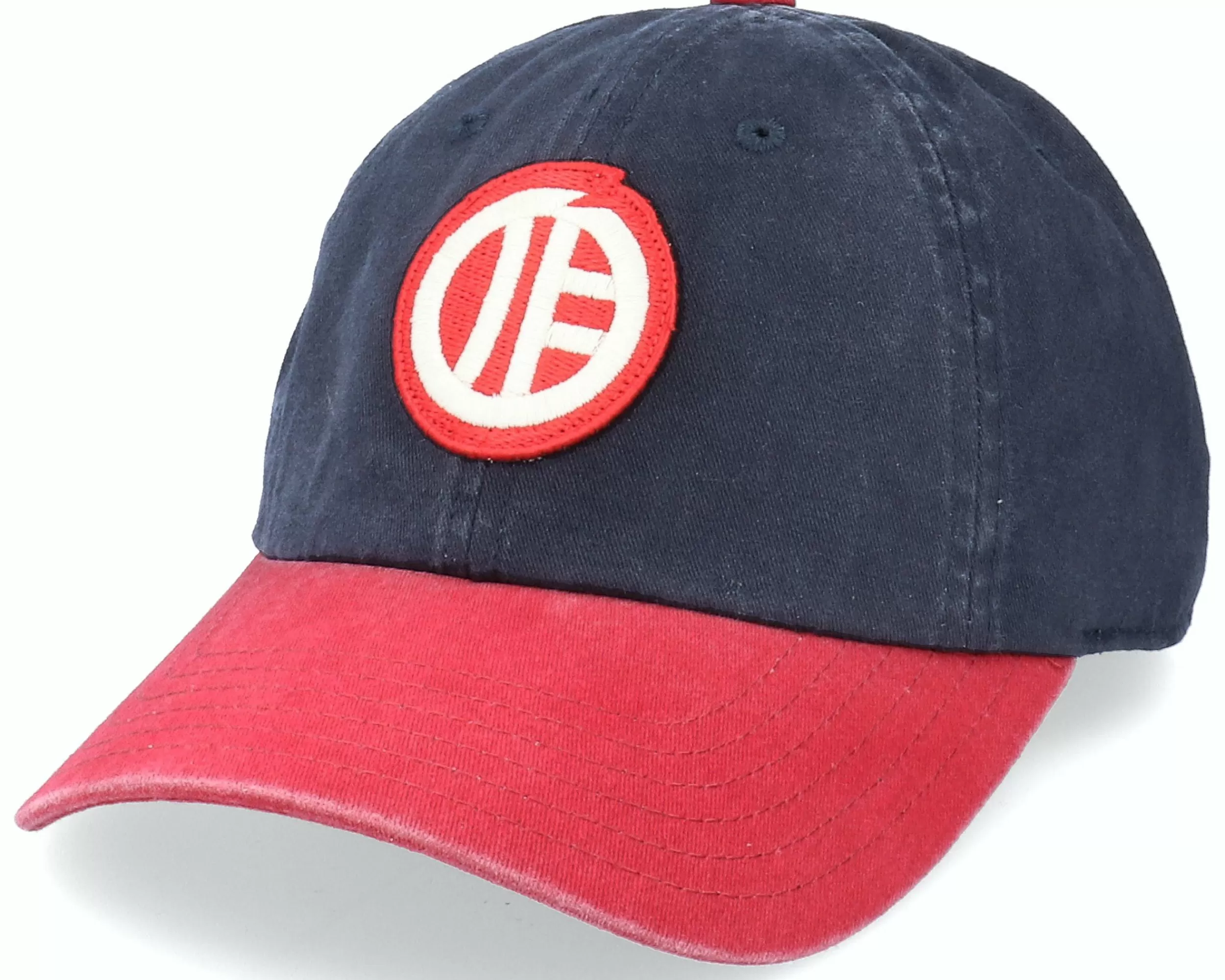 American Needle Oakland Oaks Archive Navy/Dark Red Dad Cap - -Unisex Dad Cap