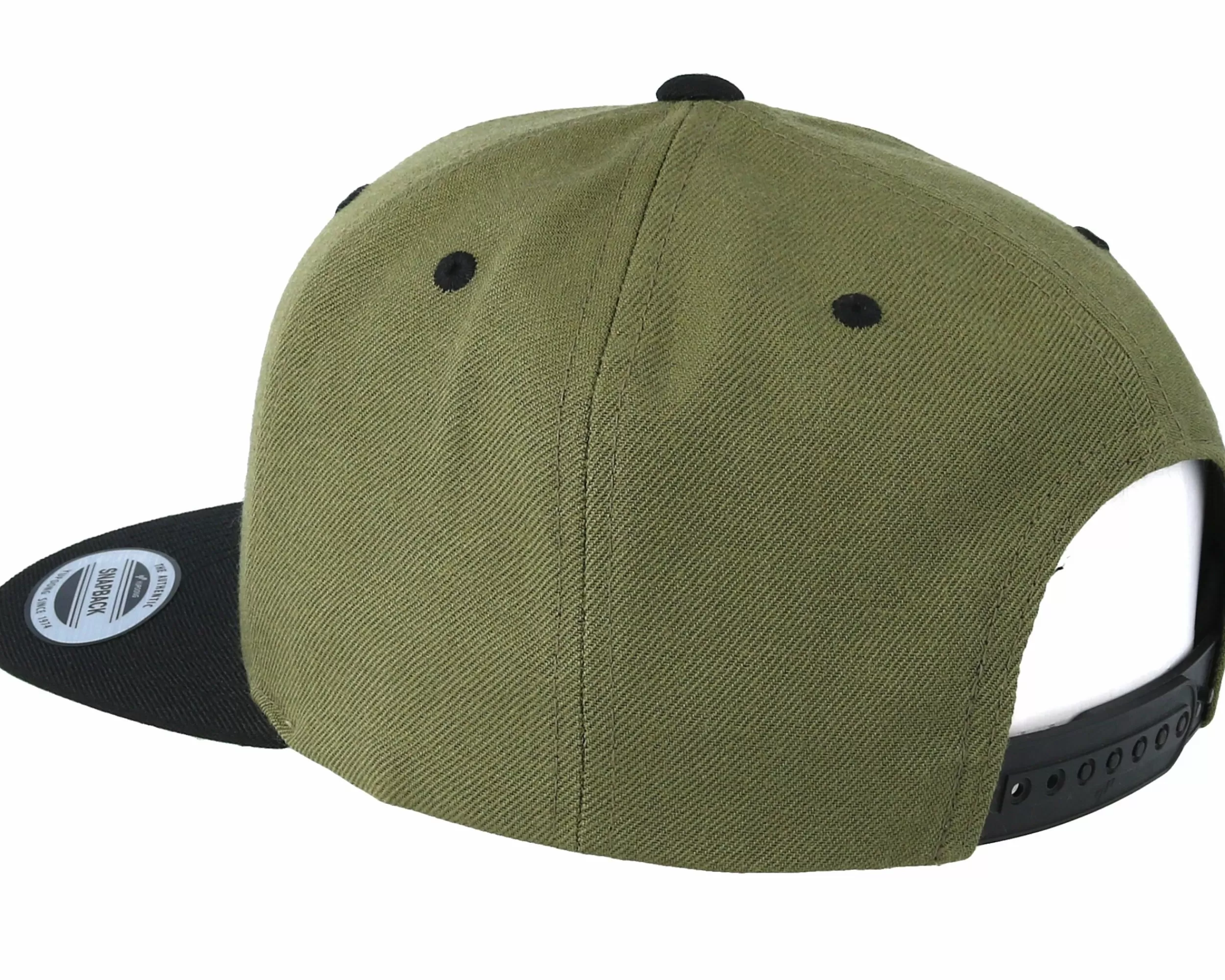 Yupoong Olive/Black Snapback - -Unisex Snapback