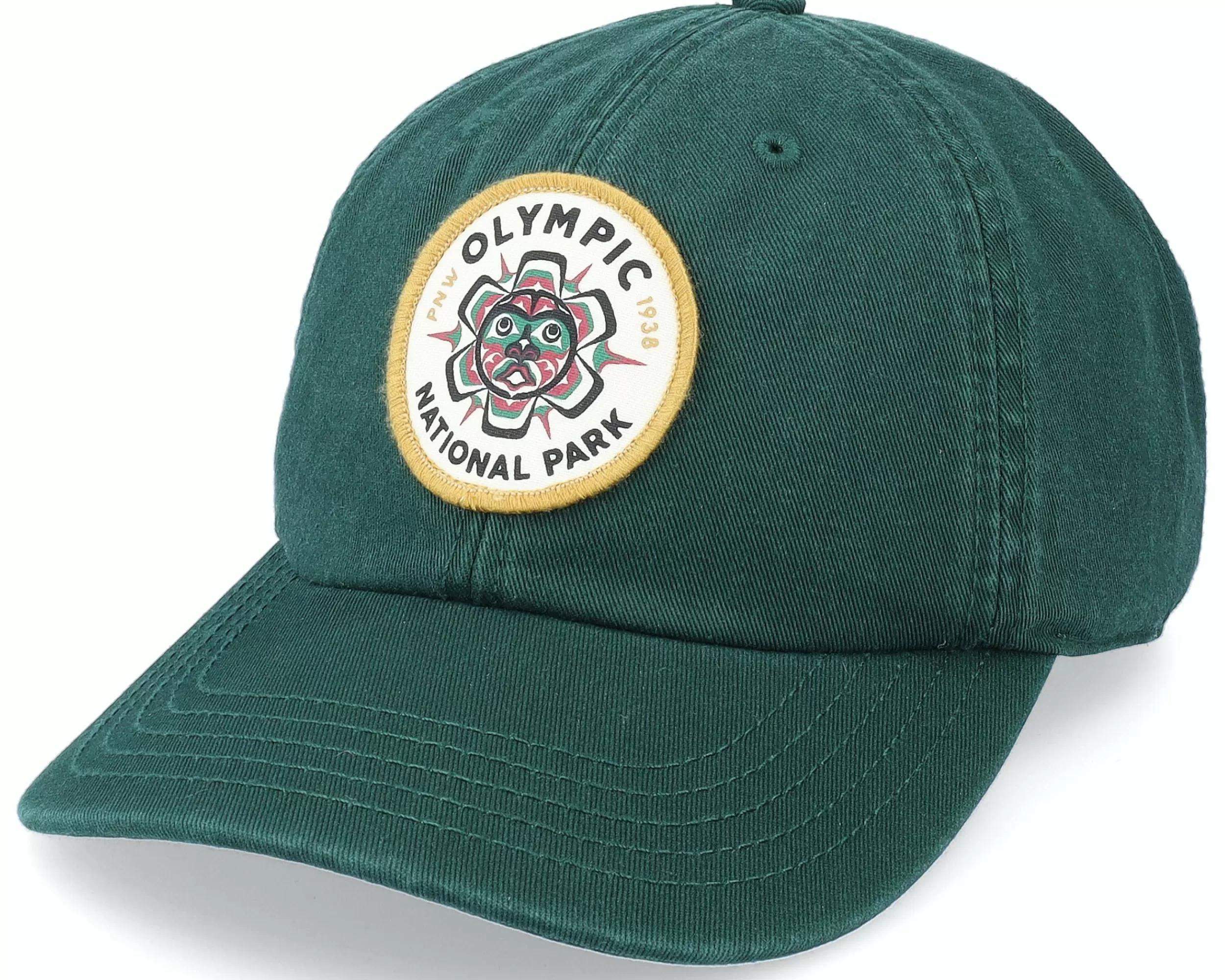 American Needle Olympic Hepcat Dark Green Dad Cap - -Unisex Dad Cap