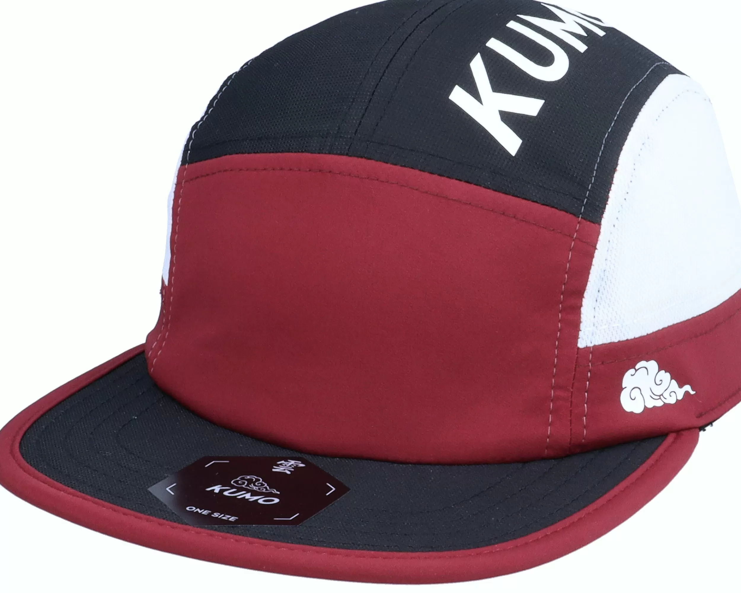 Kumo On Top Cloudfit Red/Black/White 5-Panel - -Unisex 5-Panel