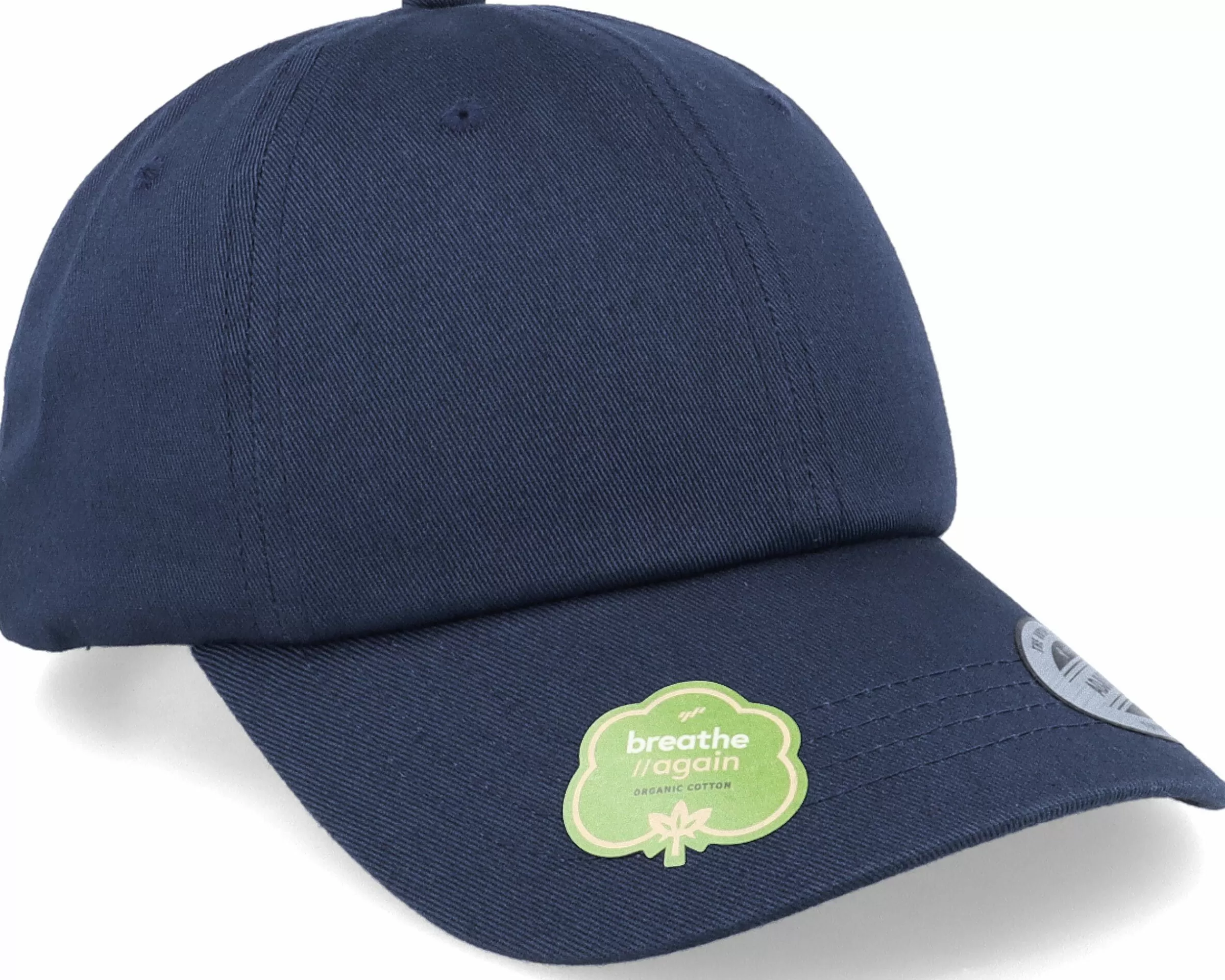 Yupoong Organic Navy Dad Cap - -Unisex Dad Cap