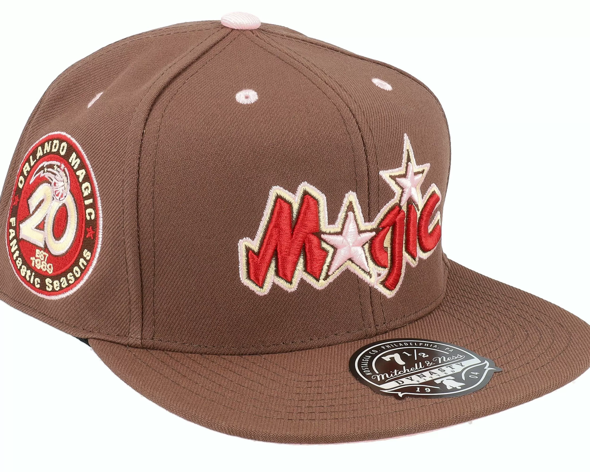 Mitchell & Ness Orlando Magic Brown Sugar Bacon Fitted - -Unisex Fitted