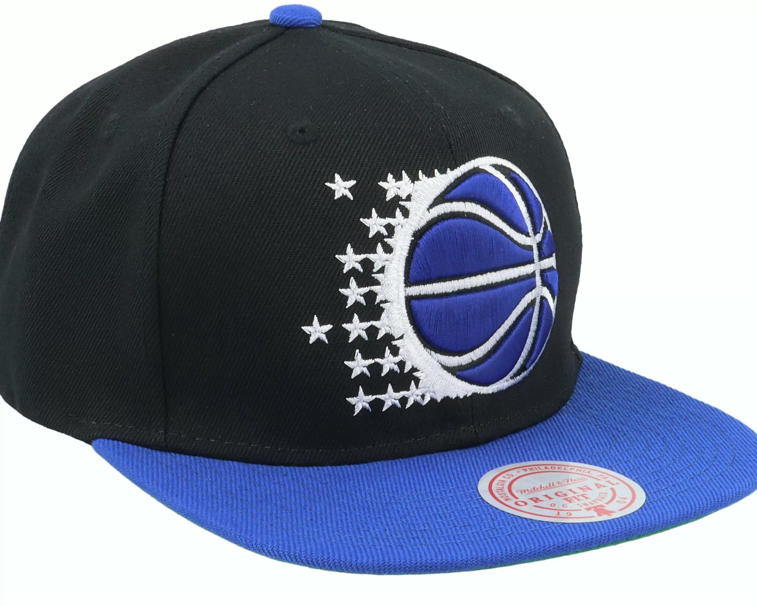 Mitchell & Ness Orlando Magic Patch Overload Black/Blue Snapback - -Unisex Snapback