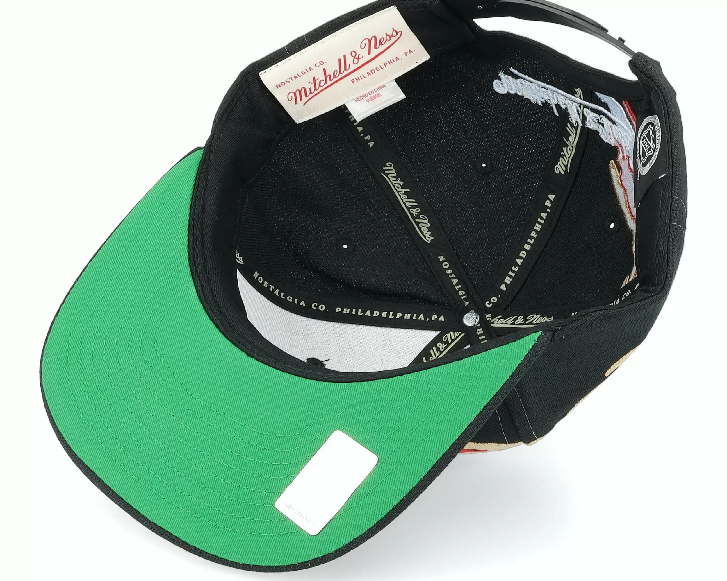 Mitchell & Ness Ottawa Senators Vintage Paintbrush Black Snapback - -Unisex Snapback