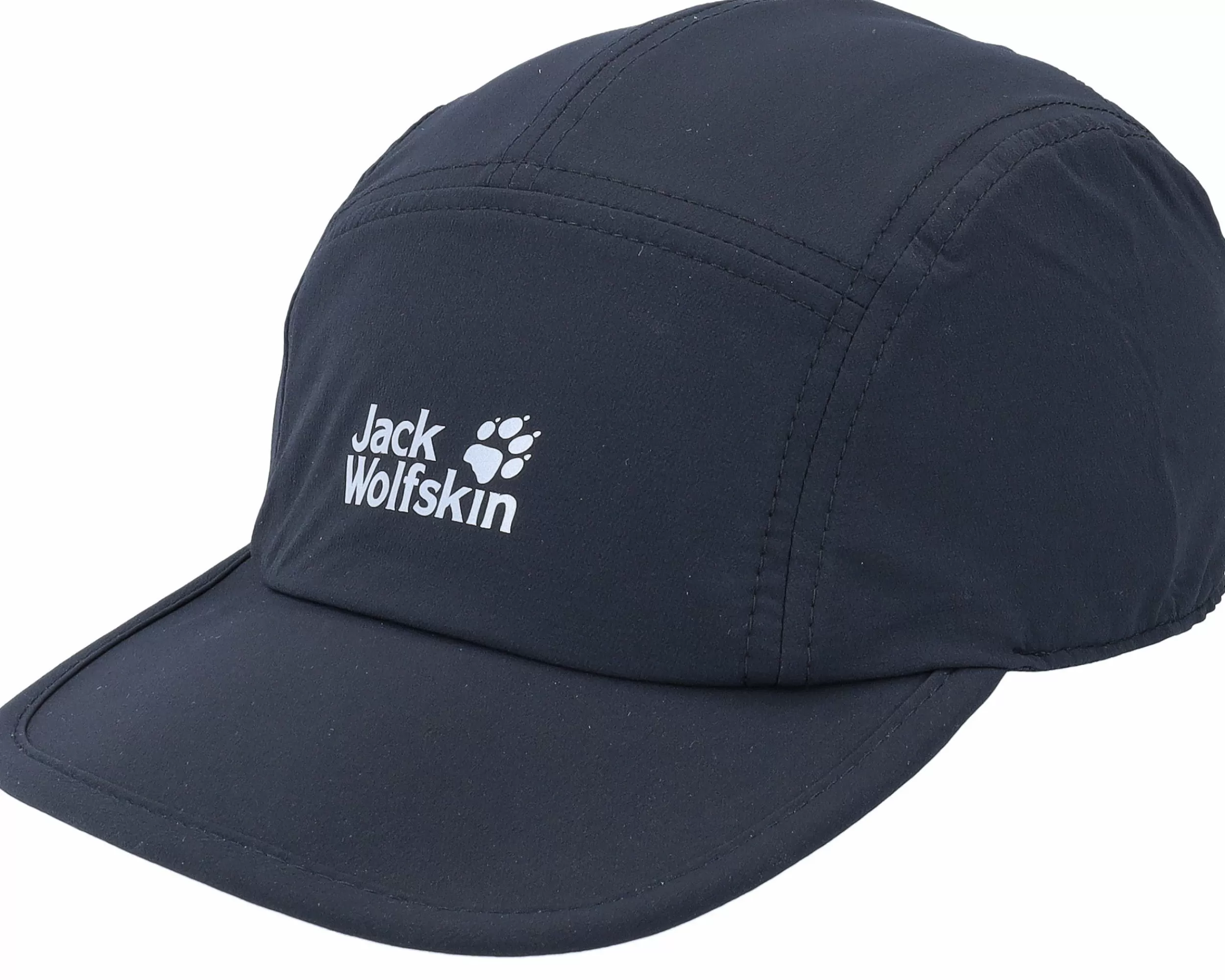 Jack Wolfskin Pack & Go Black 5-Panel - -Unisex 5-Panel