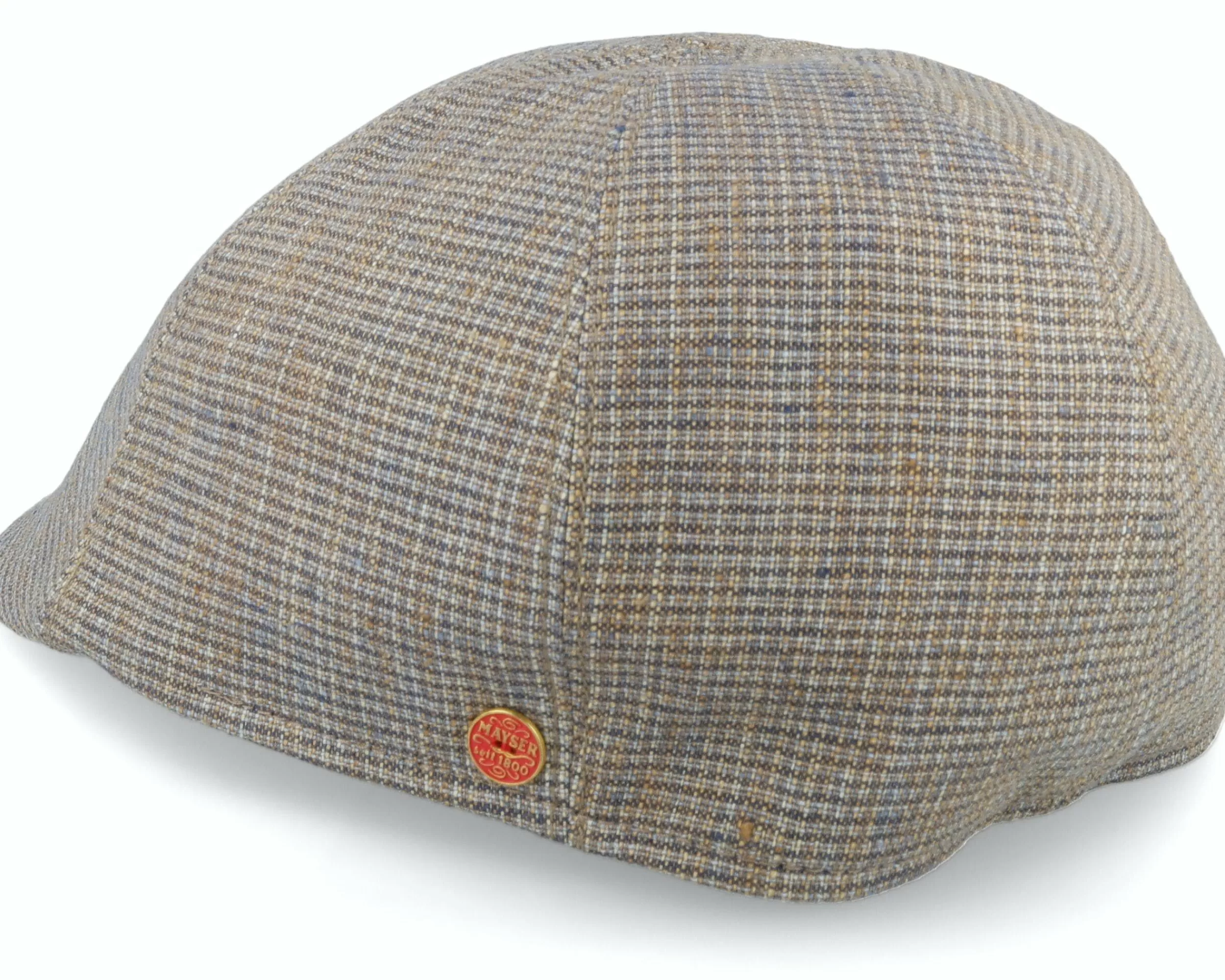 Mayser Paddy Dundee Taupe Flat Cap - -Unisex Flat Caps