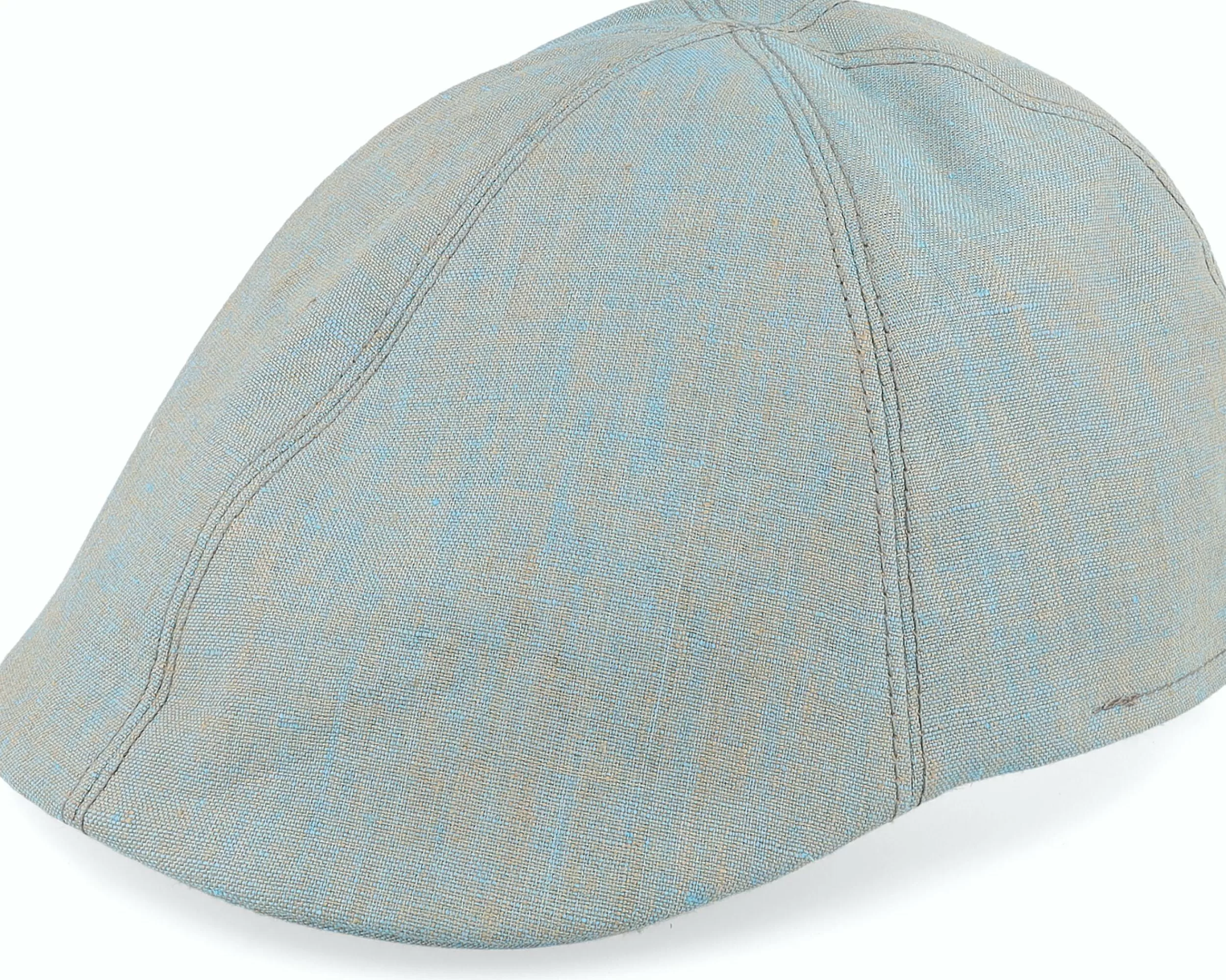 Mayser Paddy Leinen Teal Flat Cap - -Unisex Flat Caps