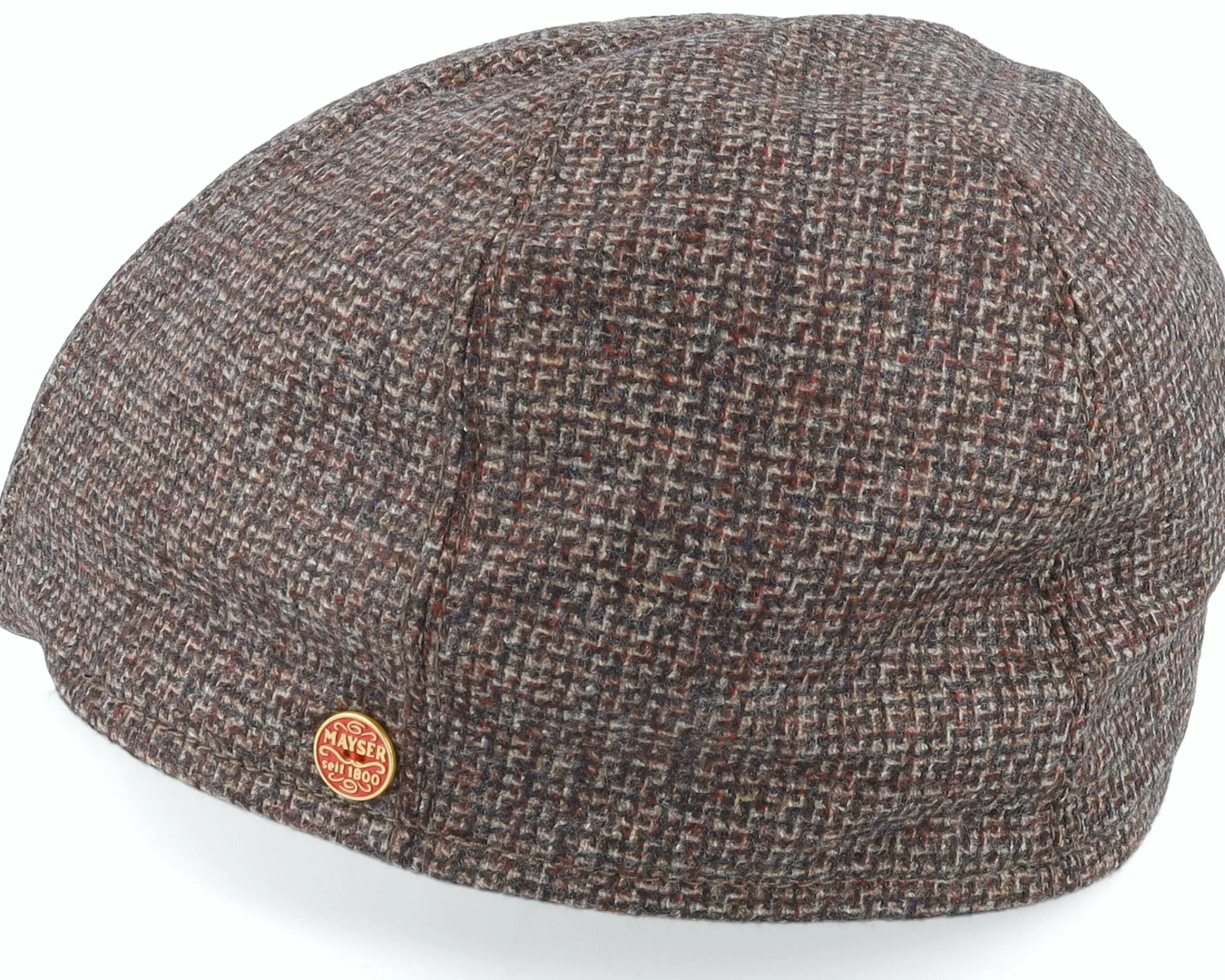 Mayser Paddy Premium Brown Flatcap - -Unisex Flat Caps