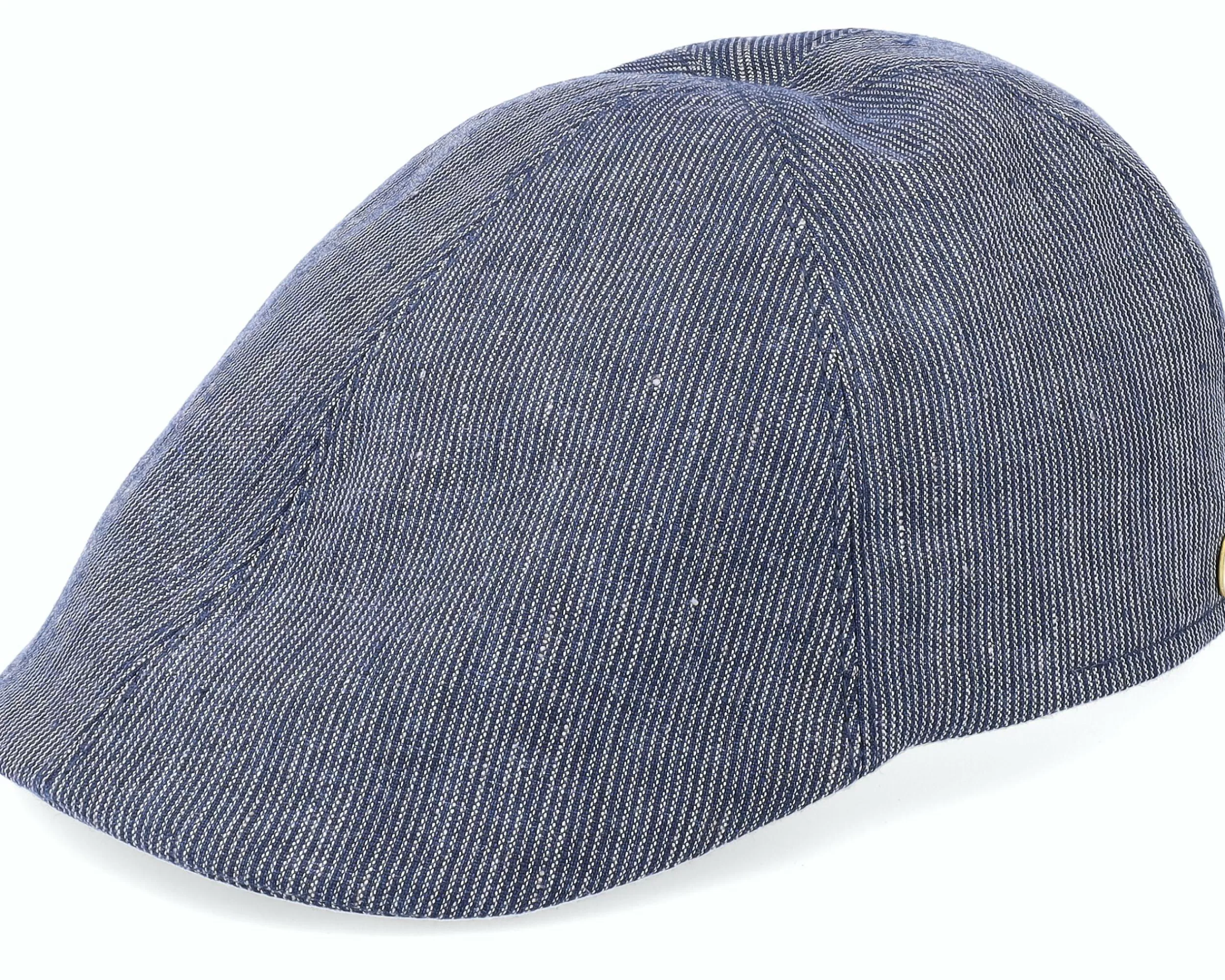 Mayser Paddy Stripes Marine Flat Cap - -Unisex Flat Caps