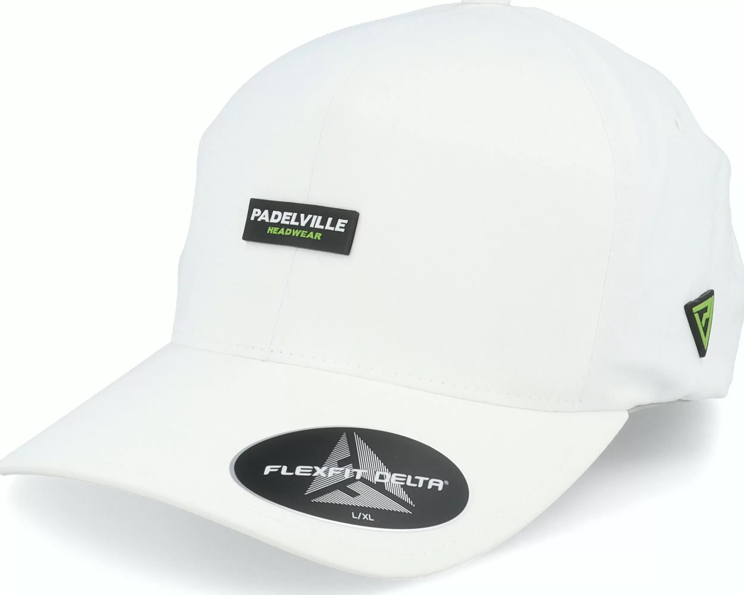 Padelville Padel Headwear Neon Rubber White Delta Flexfit - -Unisex Flexfit