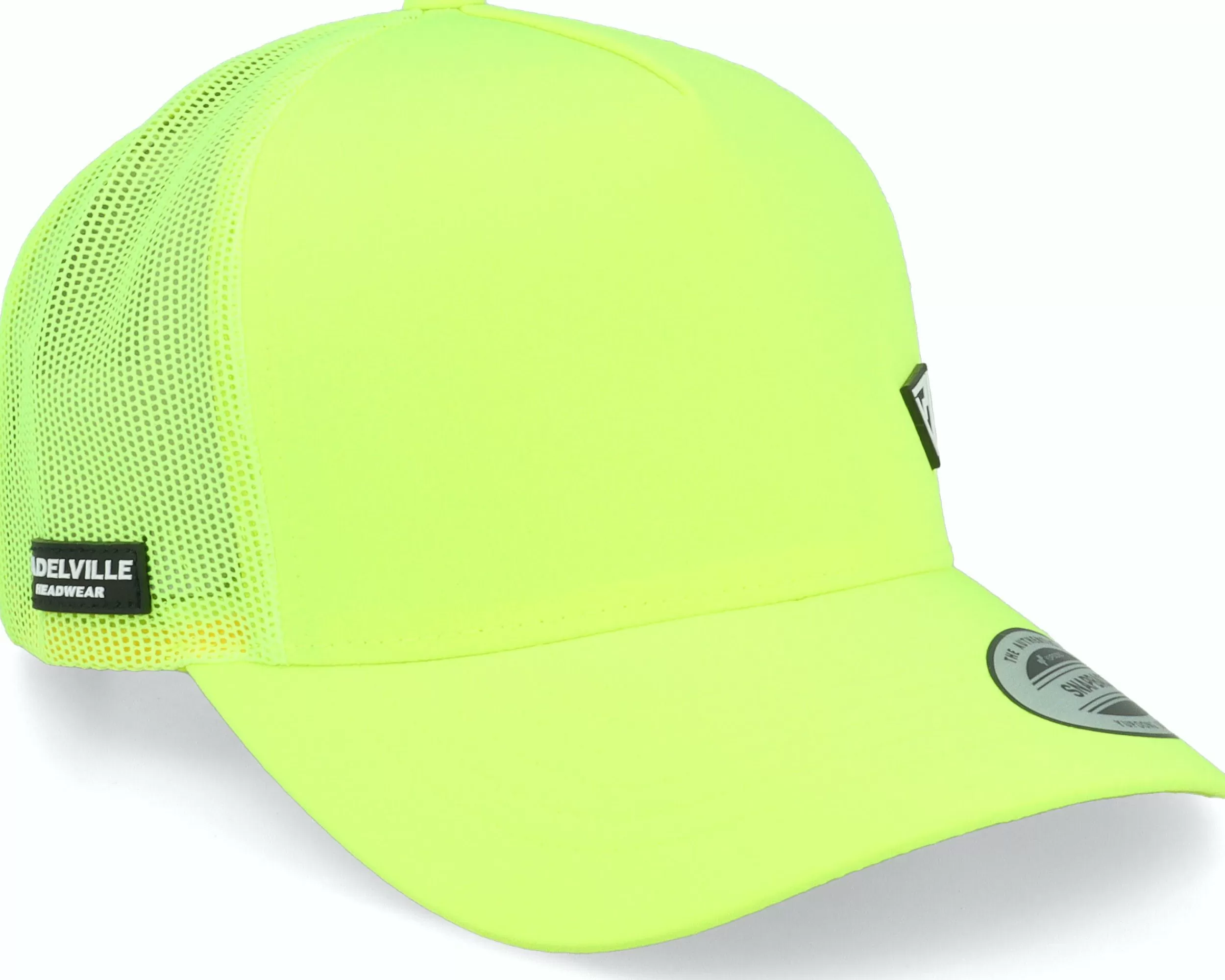 Padelville Padel Headwear White Rubber Neon Trucker - -Unisex Trucker