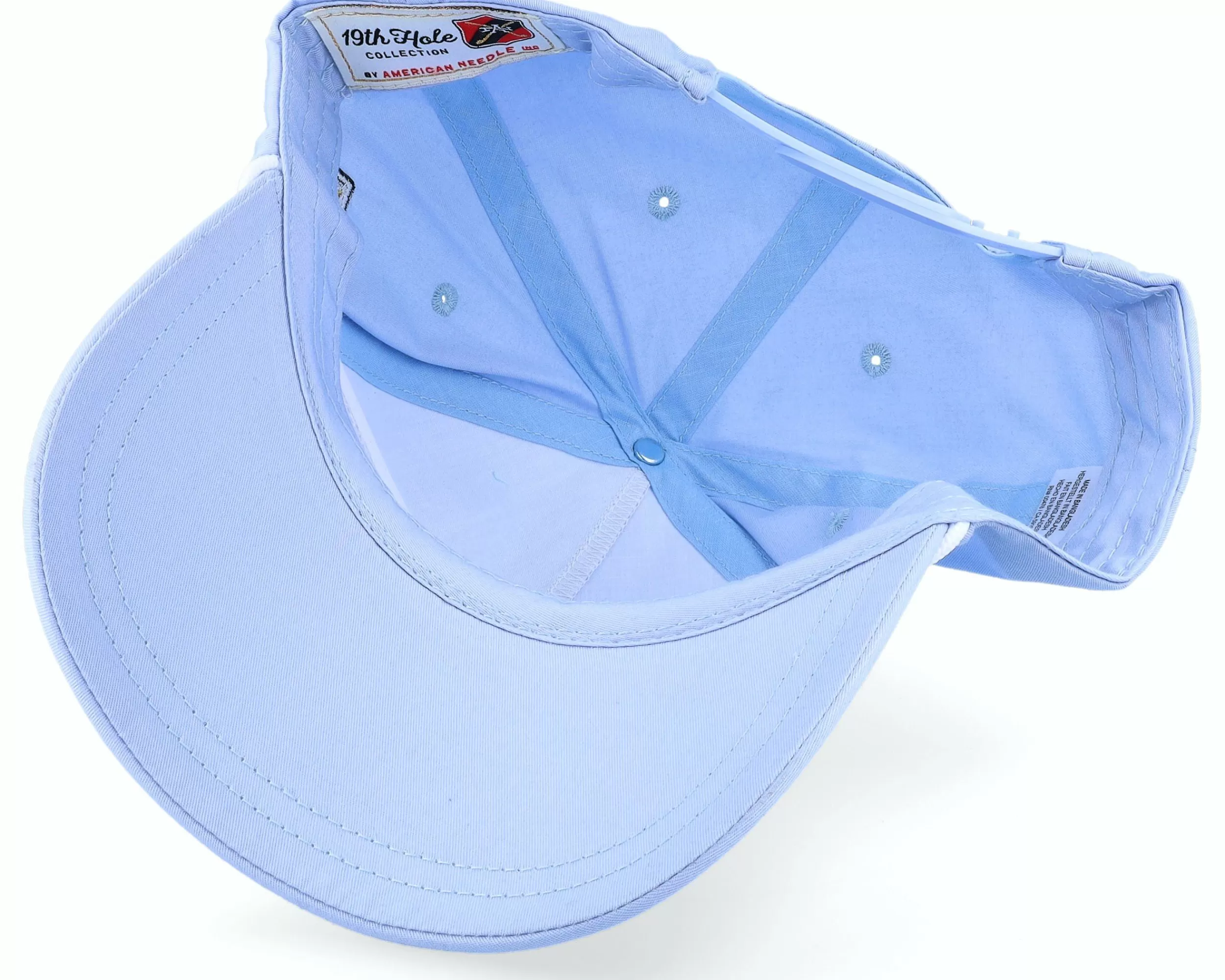 American Needle Palm Springs Ltwght Rope 19Th Hole Golf Light Blue Dad Cap - -Unisex Dad Cap