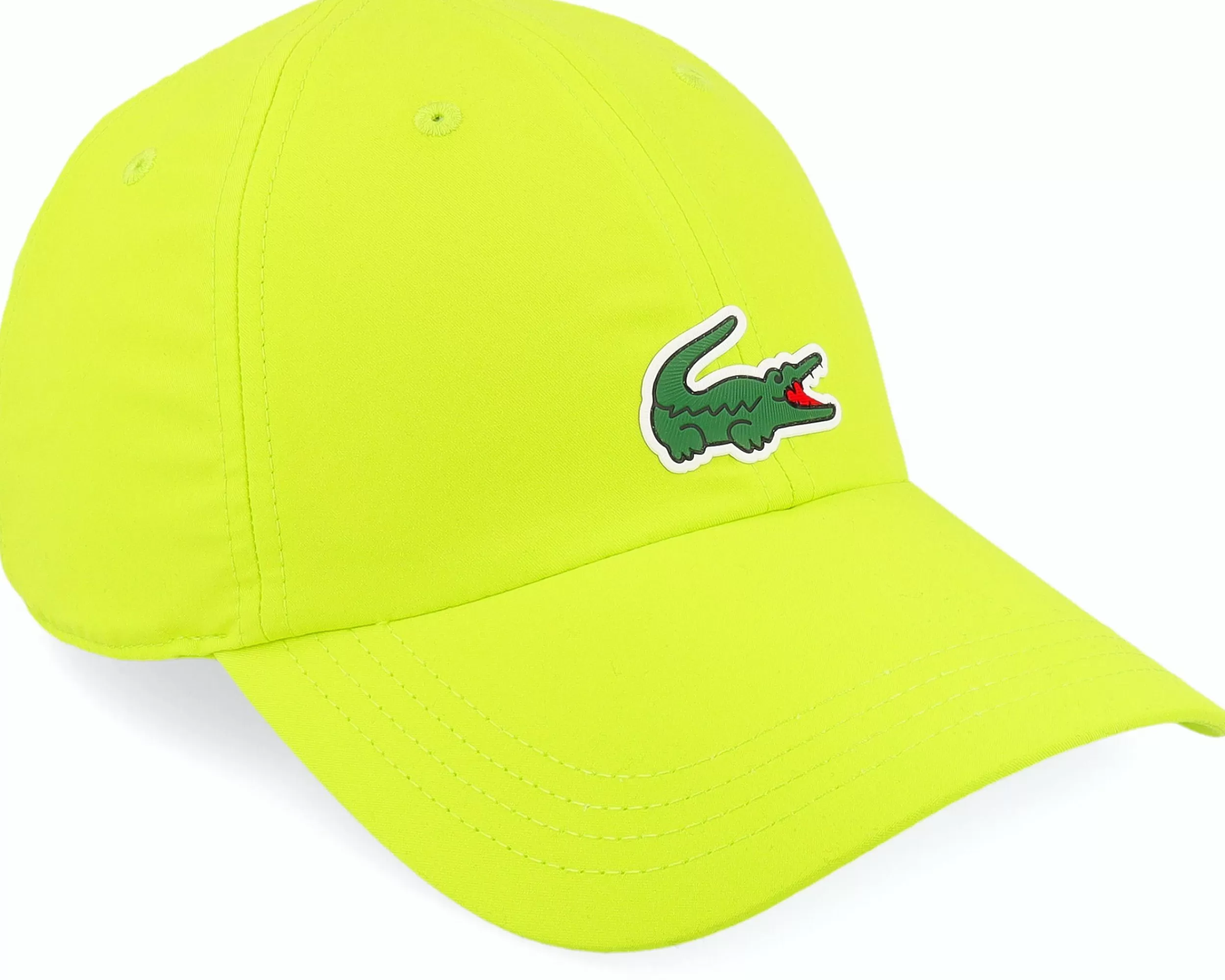 Lacoste Patch Logo Jaune Neon Yellow Dad Cap - -Unisex Dad Cap