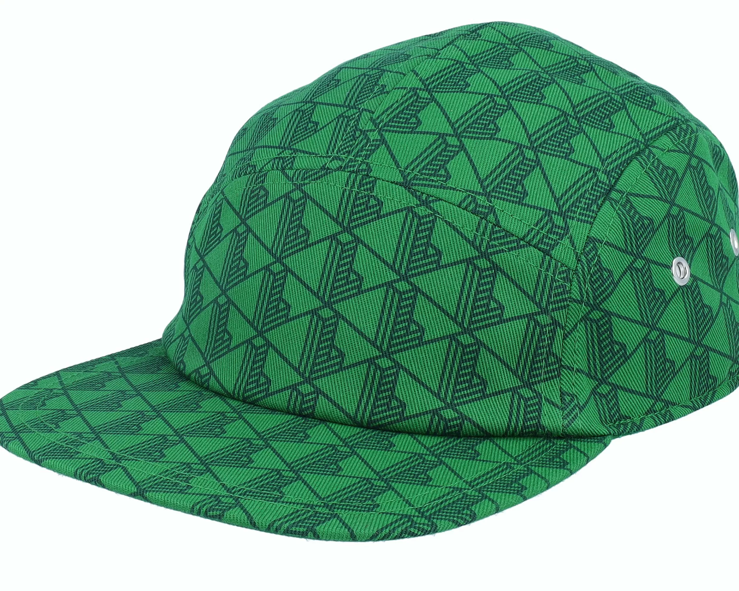 Lacoste Pattern Green 5-Panel - -Unisex 5-Panel