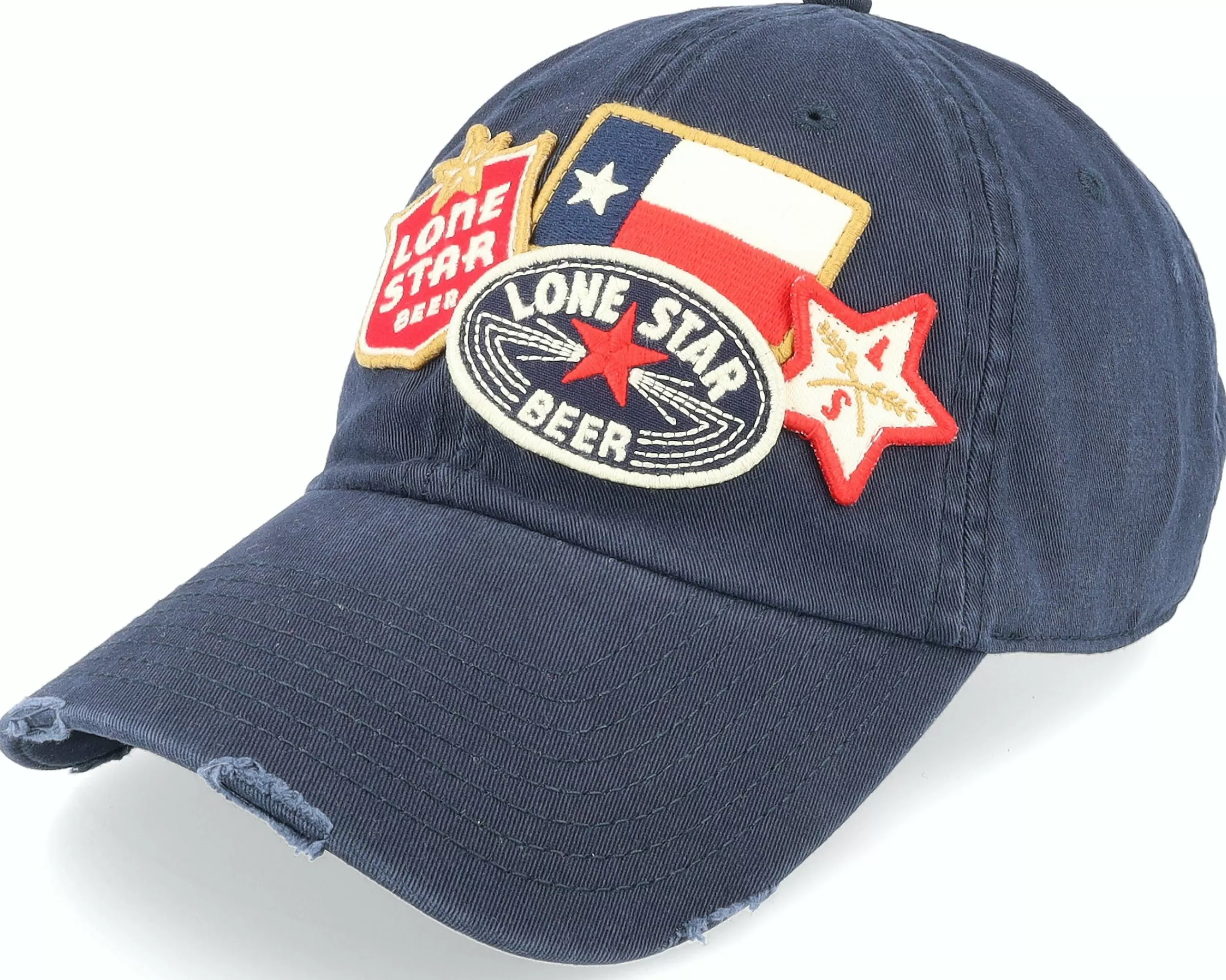 American Needle Pbr Lone Star Iconic Navy Dad Cap - -Unisex Dad Cap