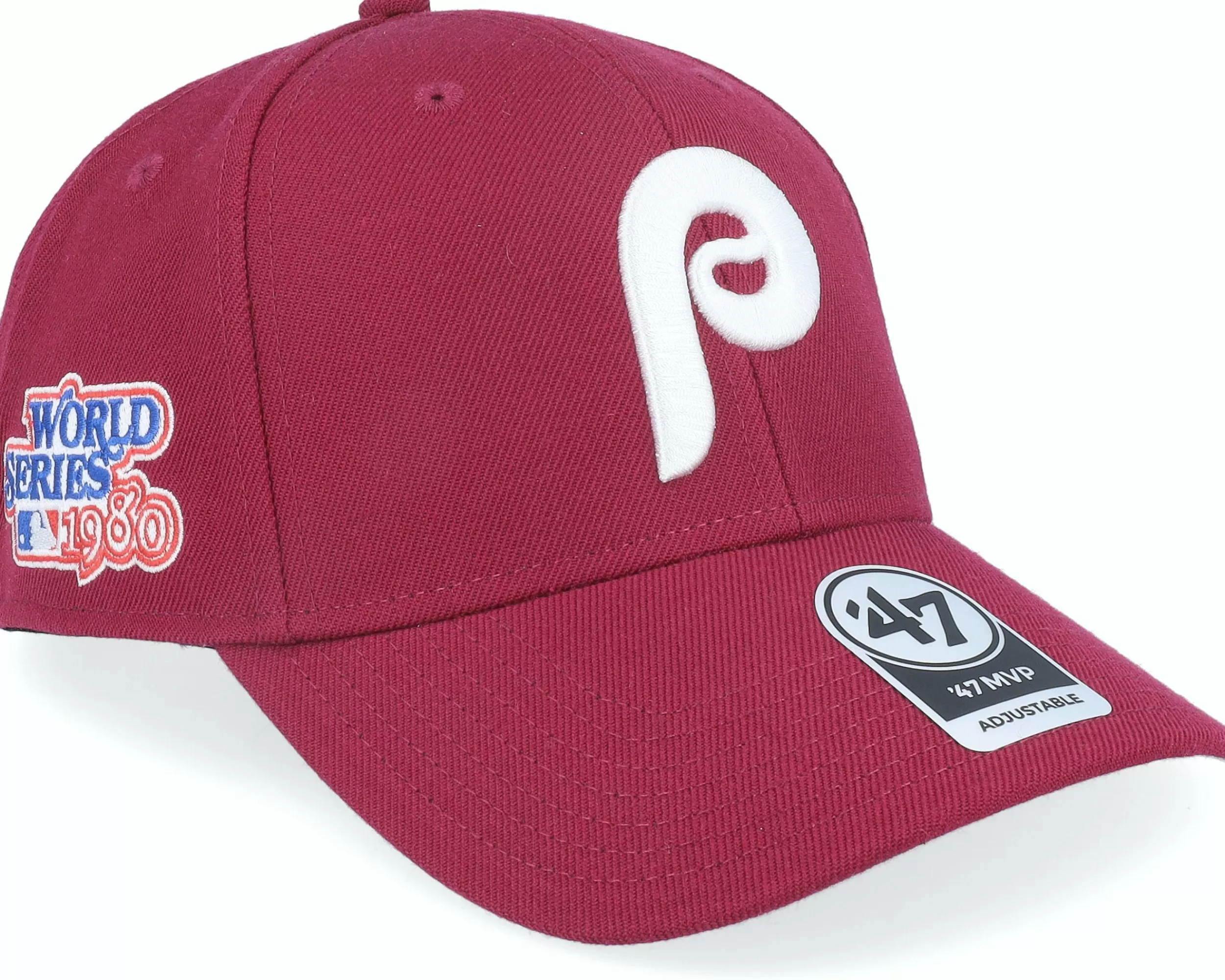 47 Brand Philadelphia Phillies Sure Shot Mvp Cardinal - -Unisex Adjustable