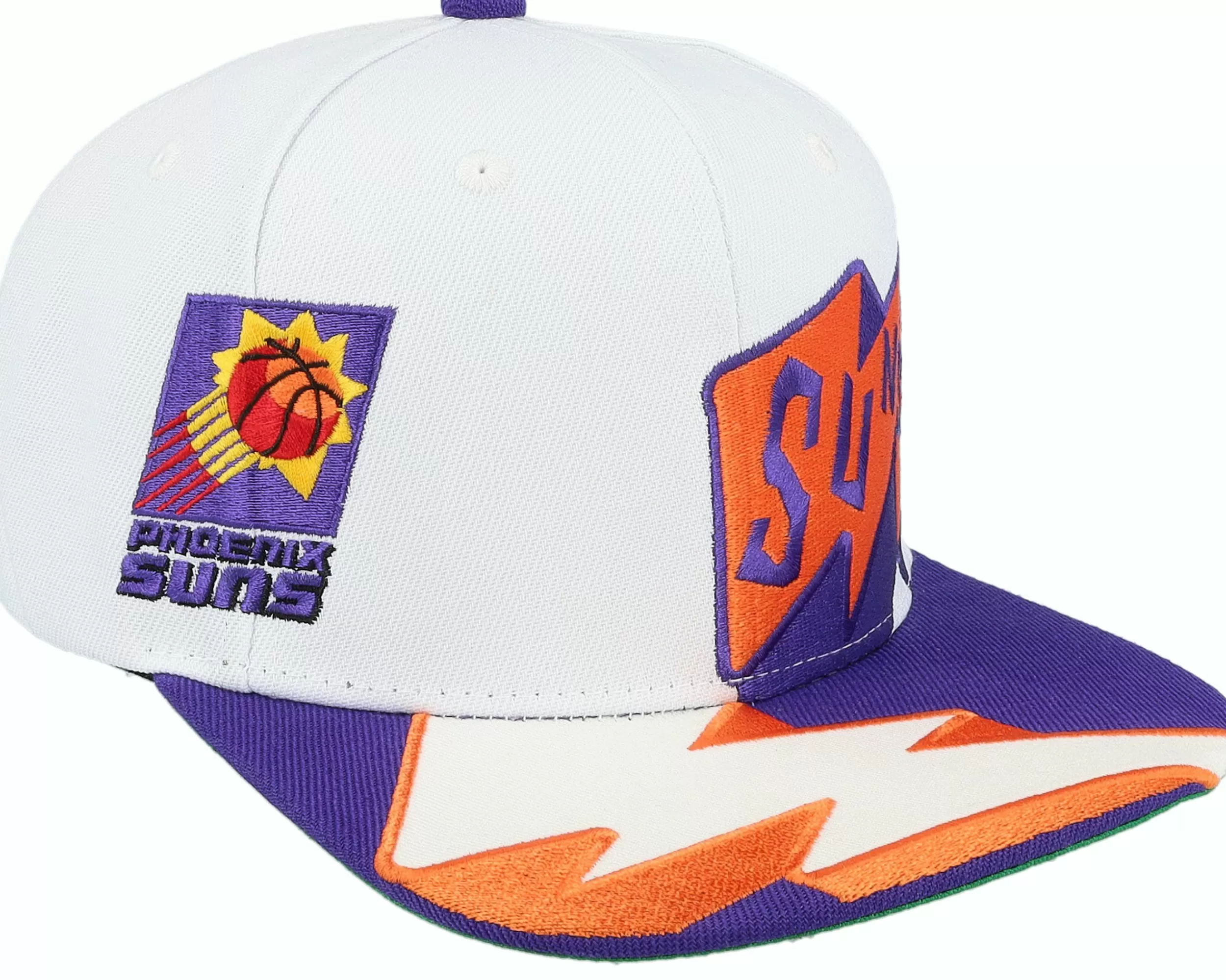 Mitchell & Ness Phoenix Suns Fast Times Hwc White Snapback - -Unisex Snapback