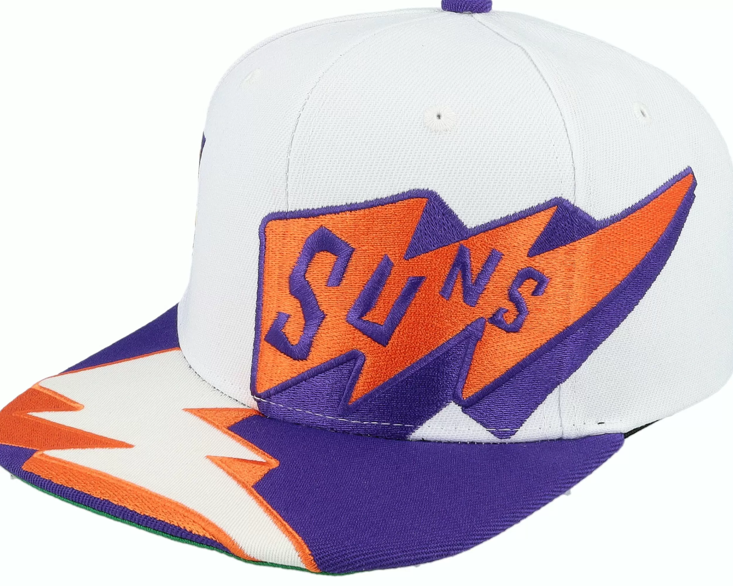 Mitchell & Ness Phoenix Suns Fast Times Hwc White Snapback - -Unisex Snapback