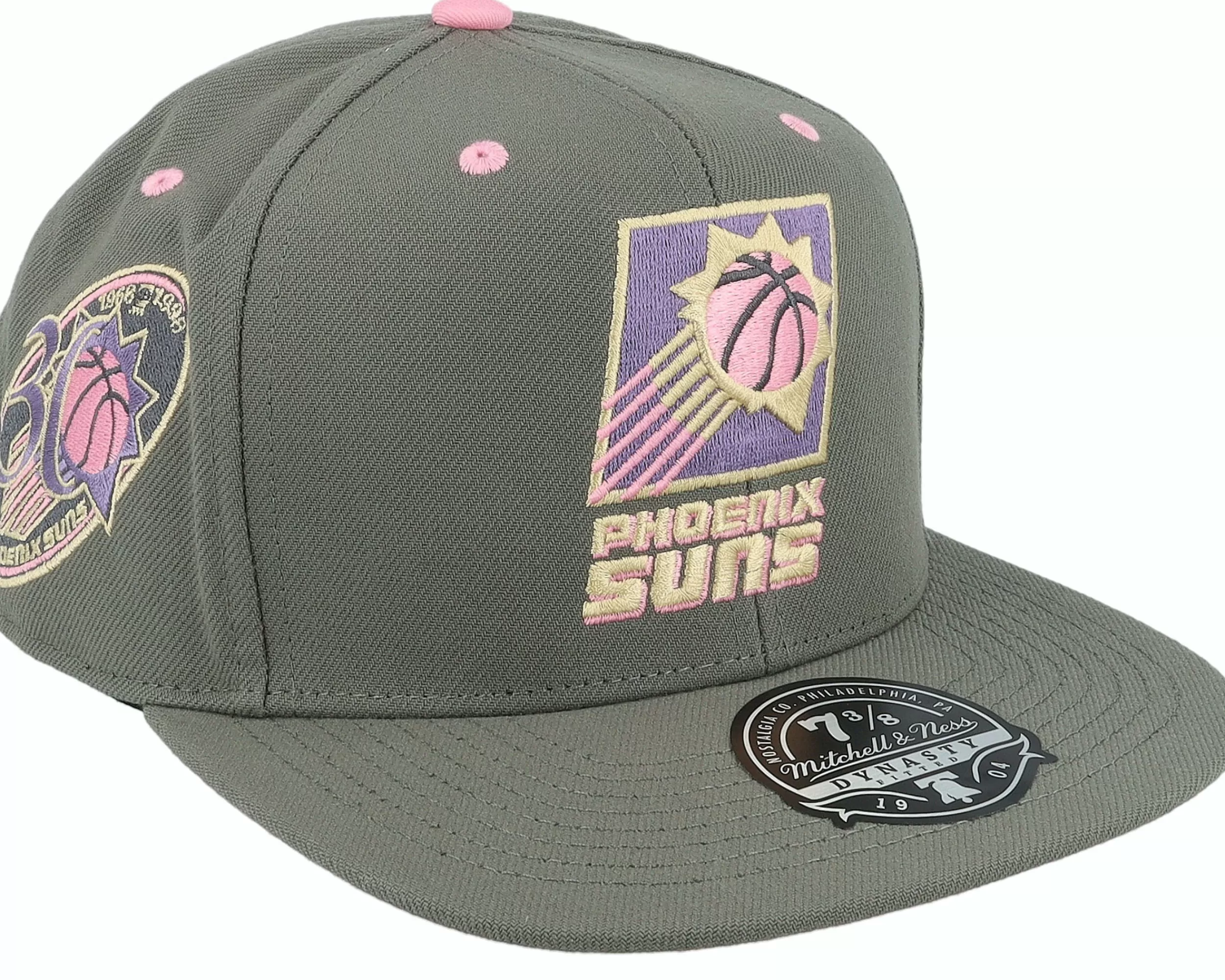 Mitchell & Ness Phoenix Suns Lavender Dreams Hwc Grey Fitted - -Unisex Fitted