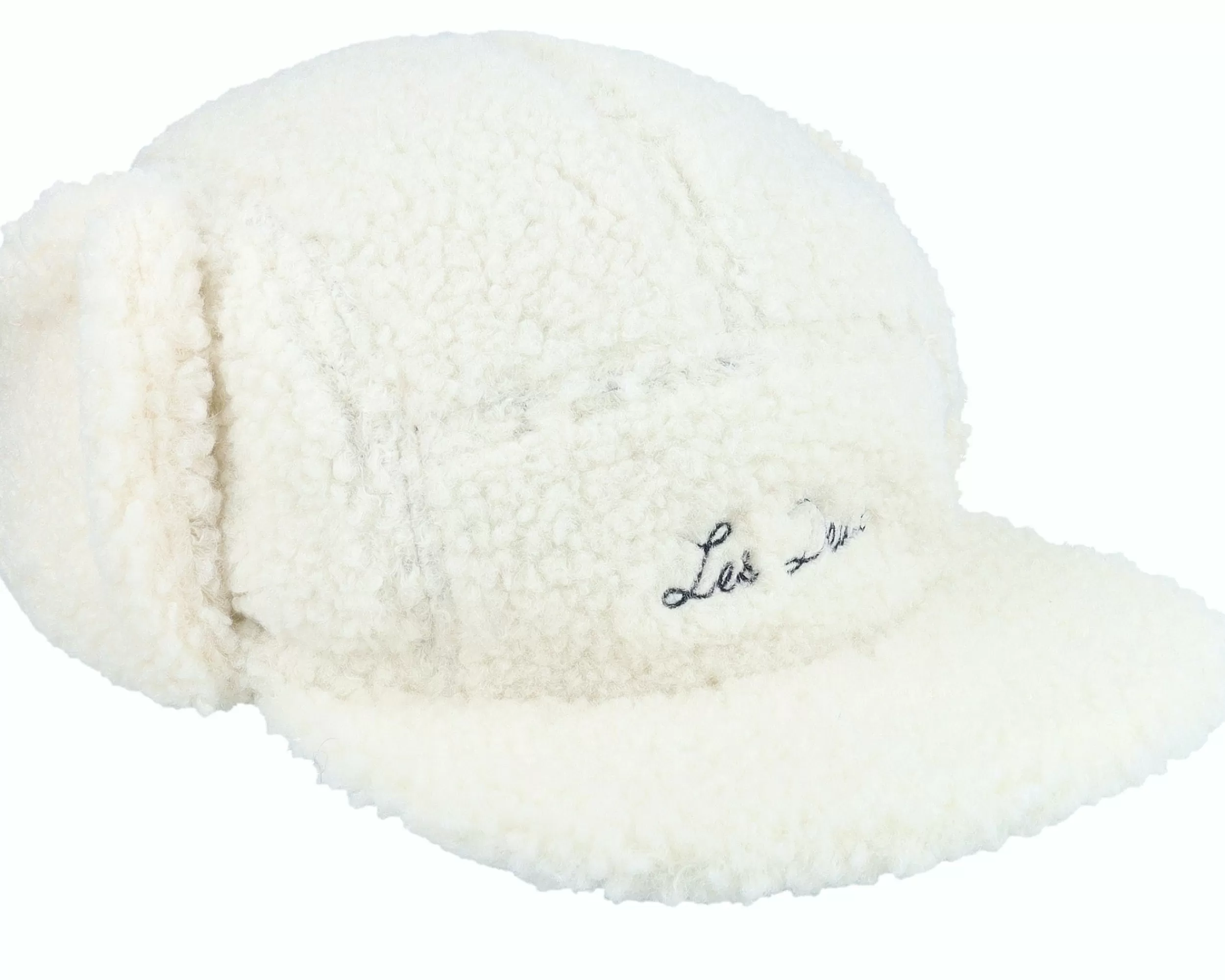 Les Deux Pile Winter Cap-Ivory/Dark Navy 5-Panel - -Unisex 5-Panel