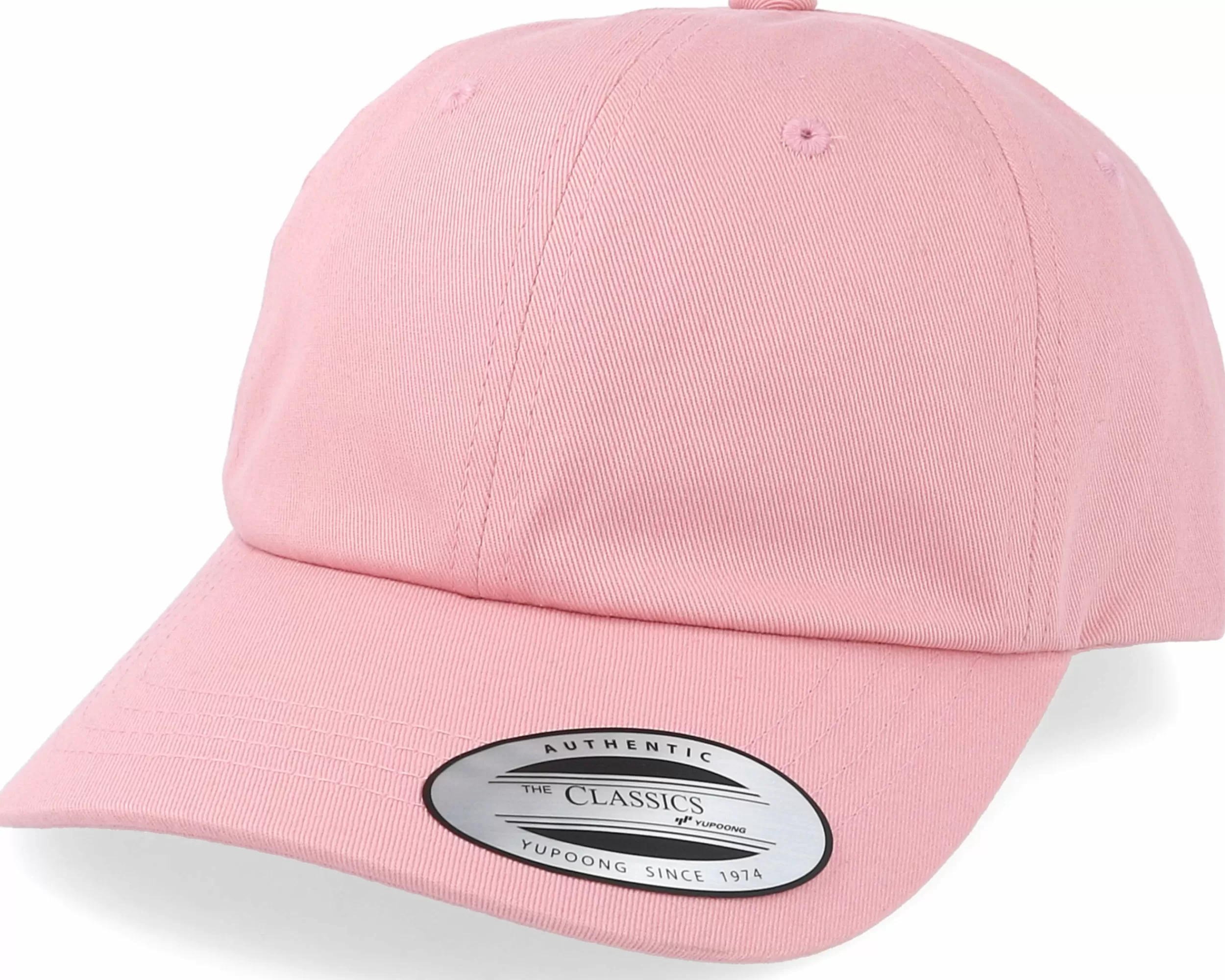 Yupoong Pink Dad Cap - -Unisex Dad Cap