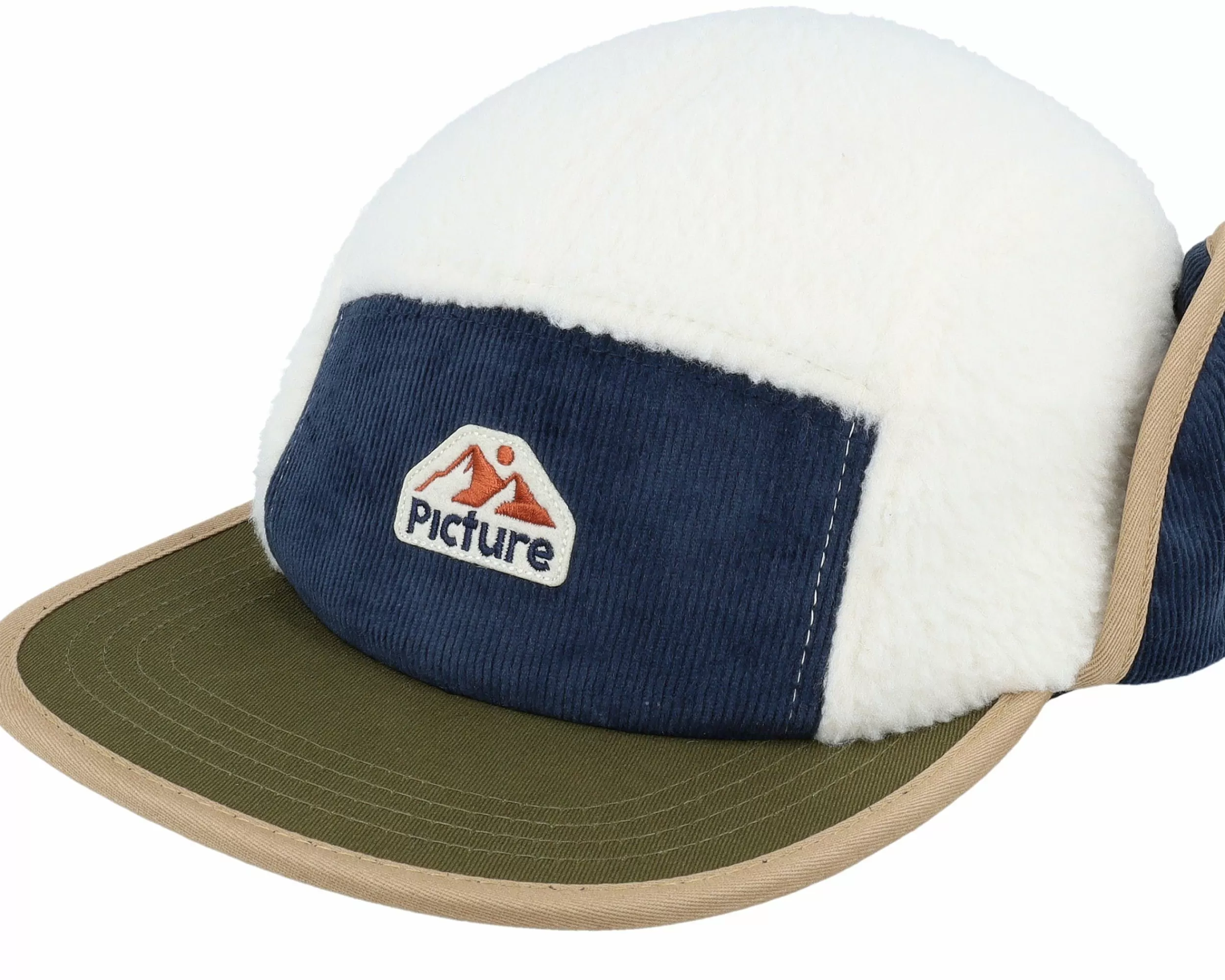 Picture Pisaq Cap Dark Blue 5-Panel Earflap - -Unisex 5-Panel