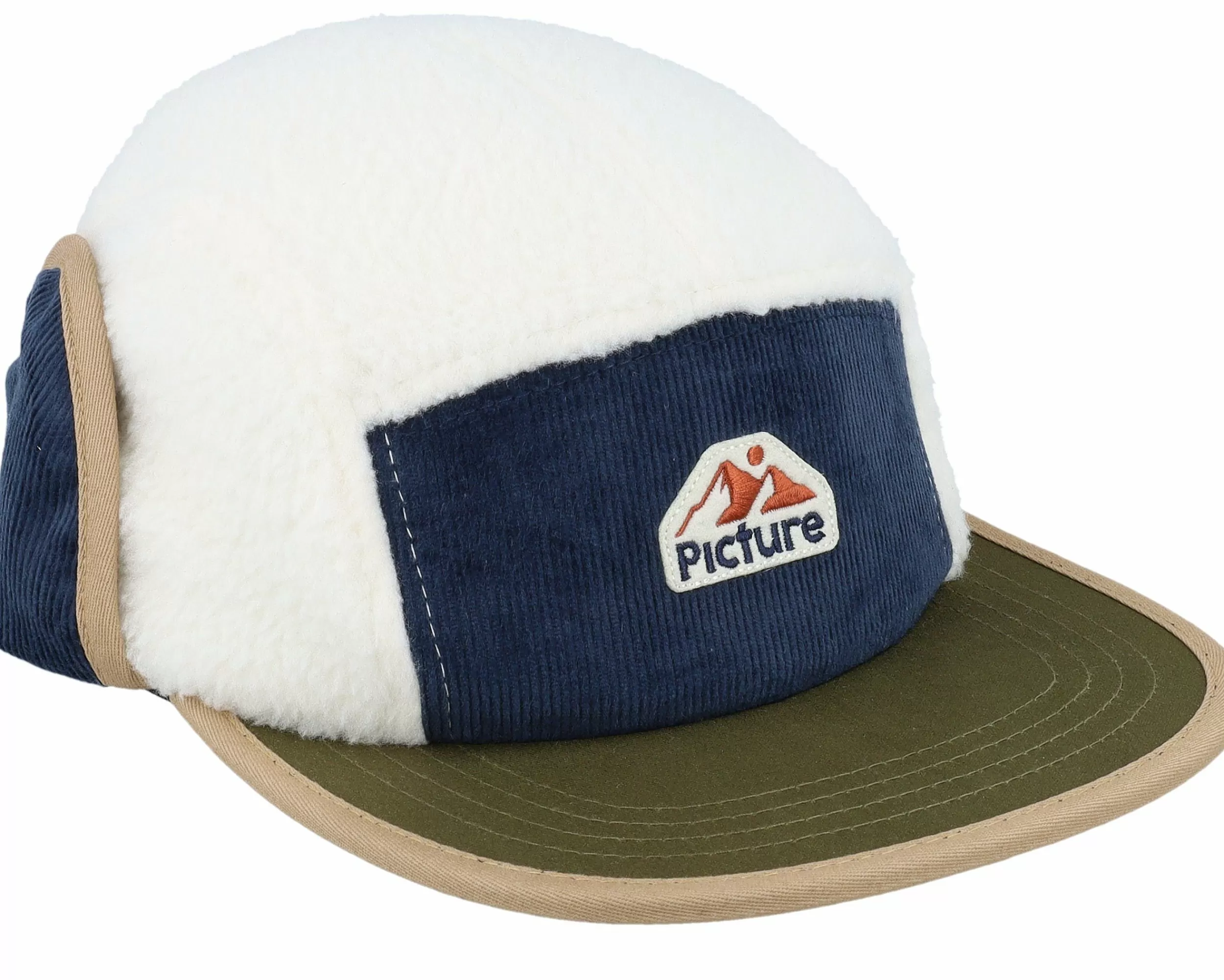 Picture Pisaq Cap Dark Blue 5-Panel Earflap - -Unisex 5-Panel