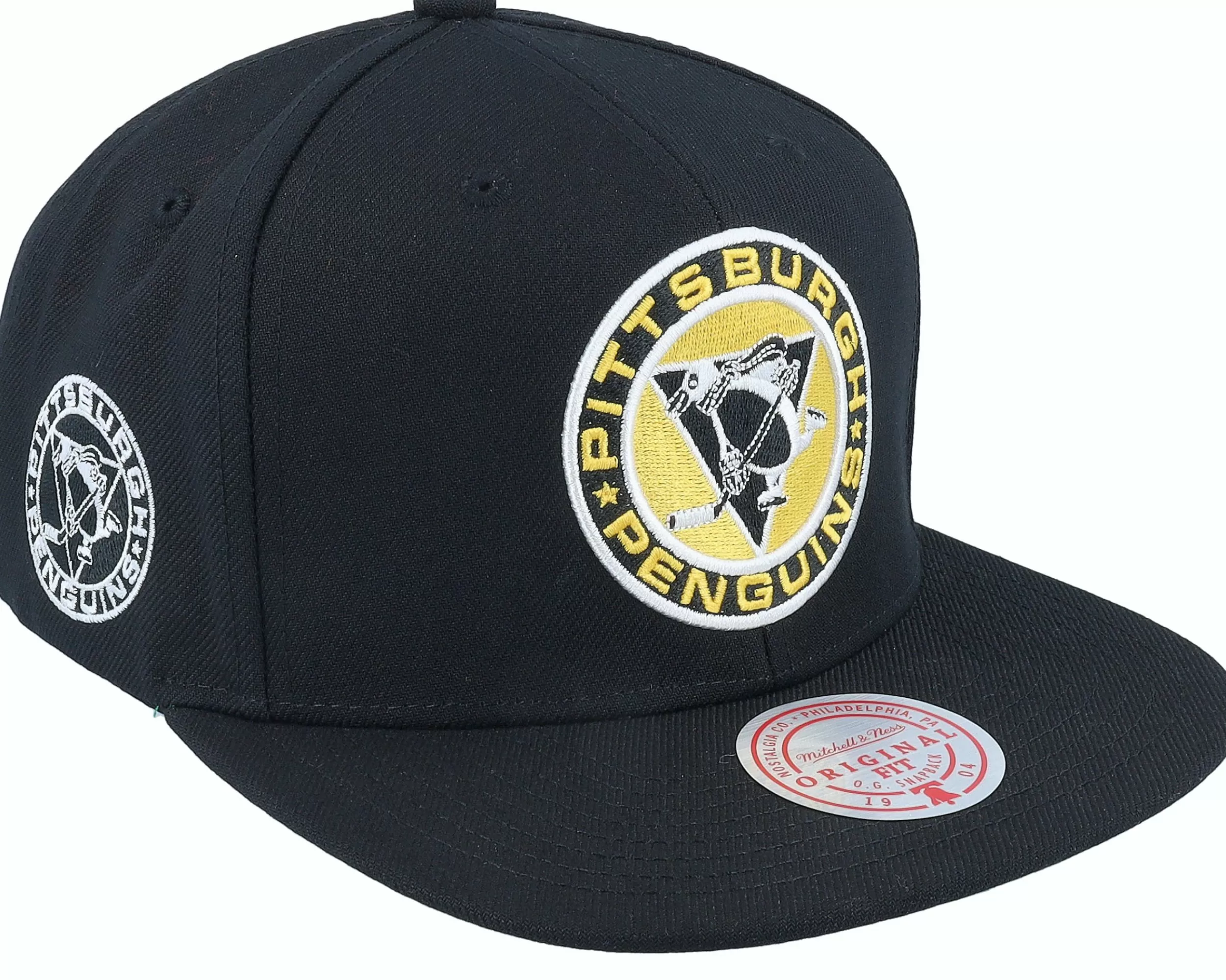 Mitchell & Ness Pittsburgh Penguins Alternate Flip Black Snapback - -Unisex Snapback