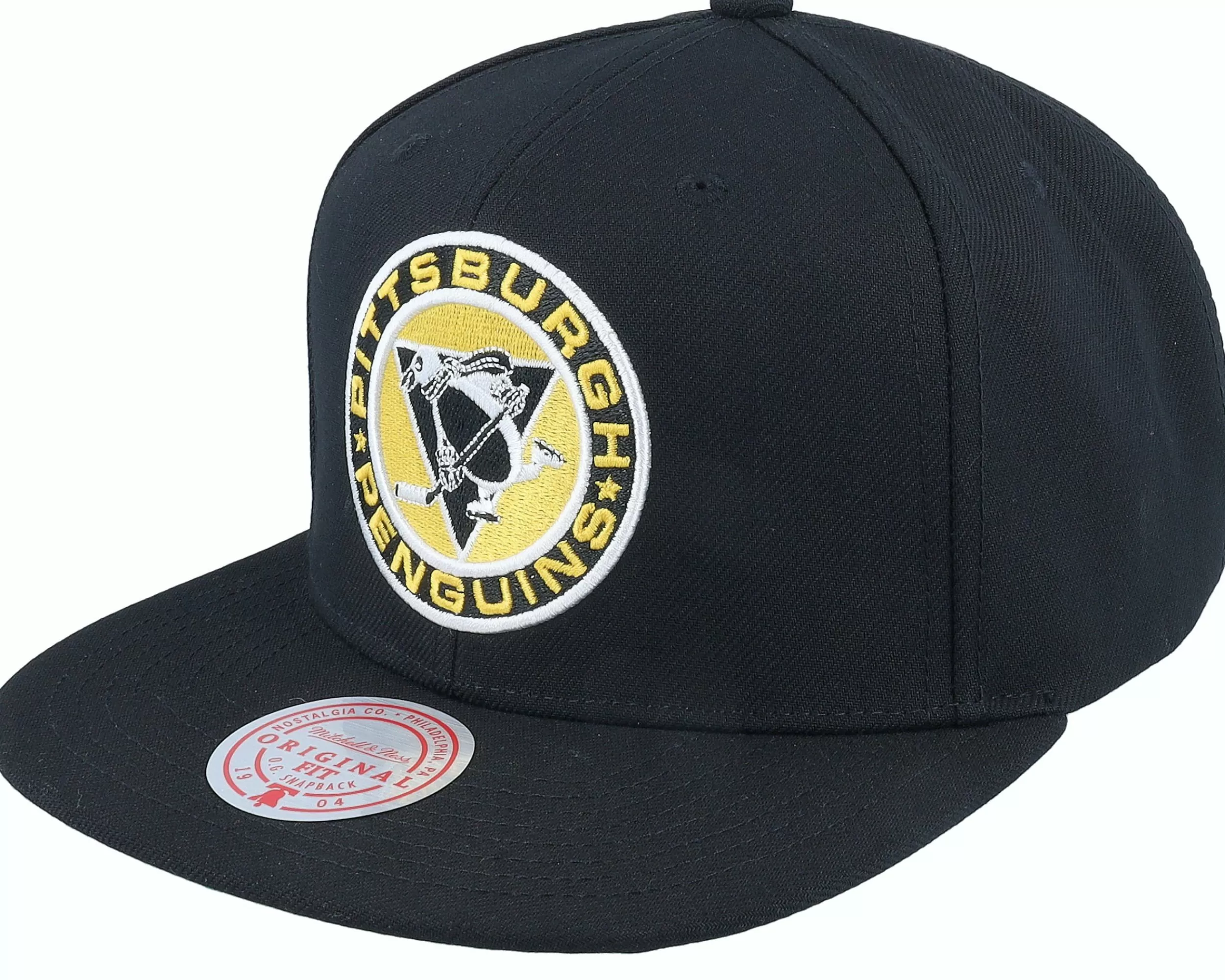 Mitchell & Ness Pittsburgh Penguins Alternate Flip Black Snapback - -Unisex Snapback