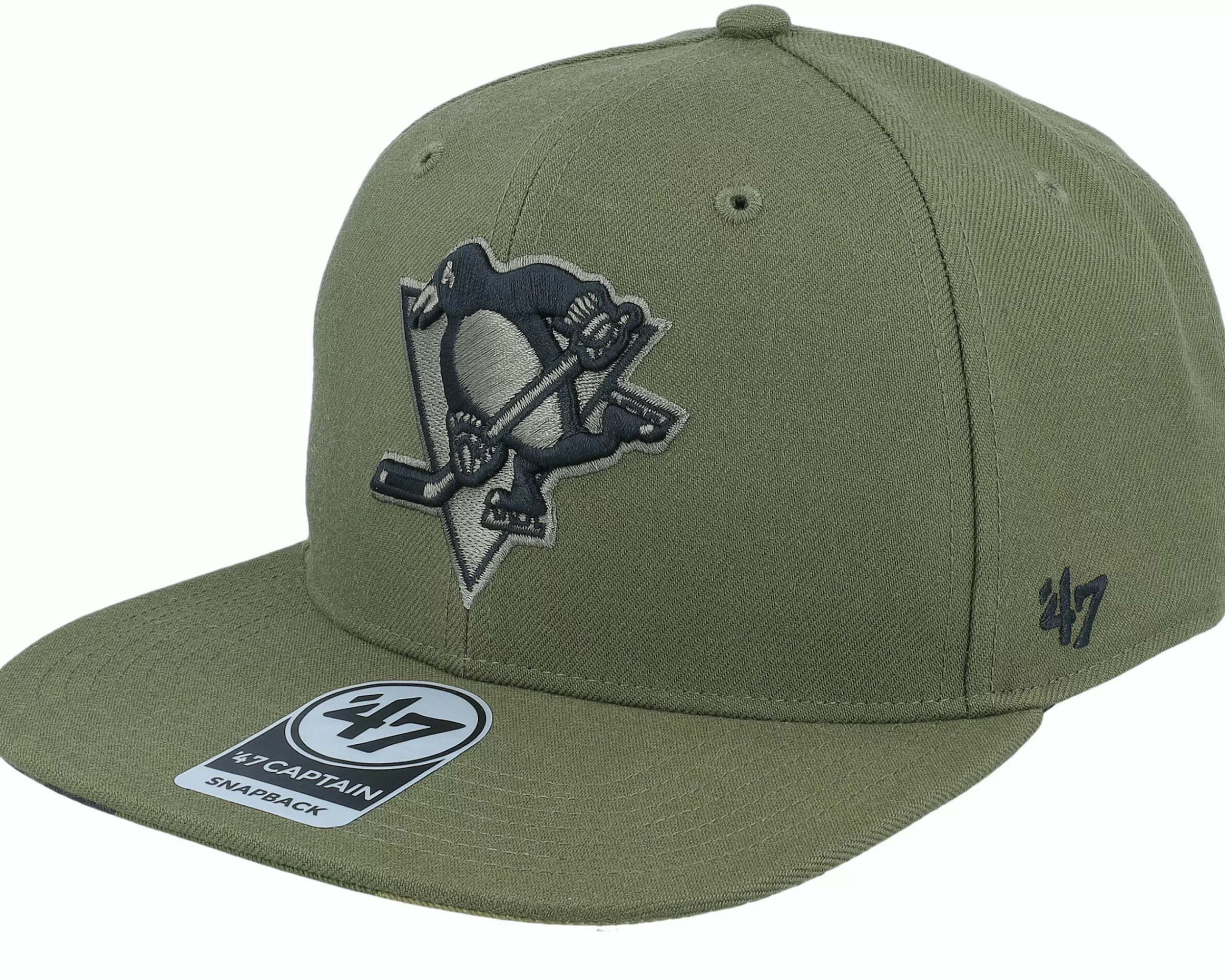 47 Brand Pittsburgh Penguins Nhl Camo '47 Cap Sandalwood Snapback - -Unisex Snapback