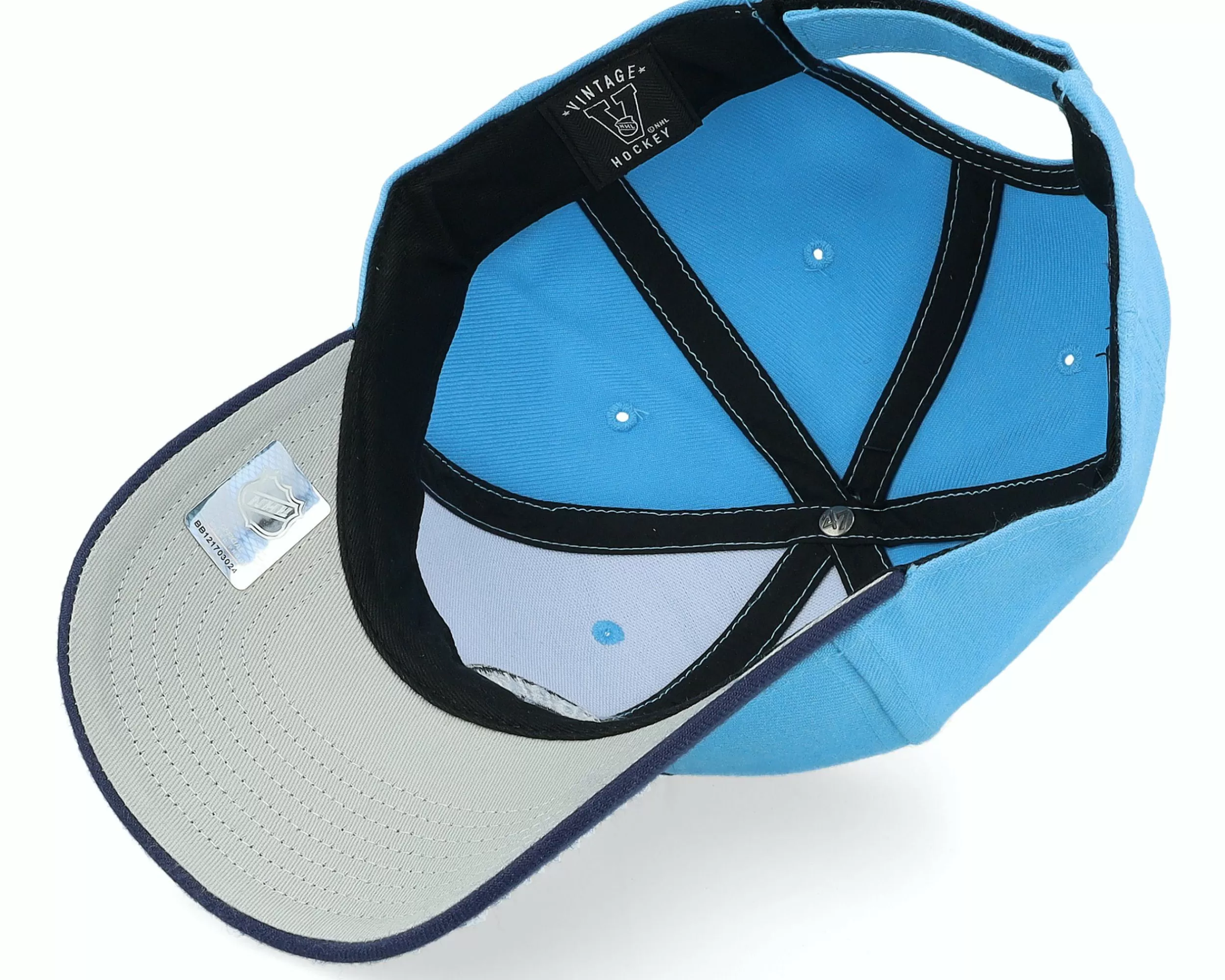 47 Brand Pittsburgh Penguins Two Tone Mvp Columbus Blue/Navy Adjustable - -Unisex Adjustable